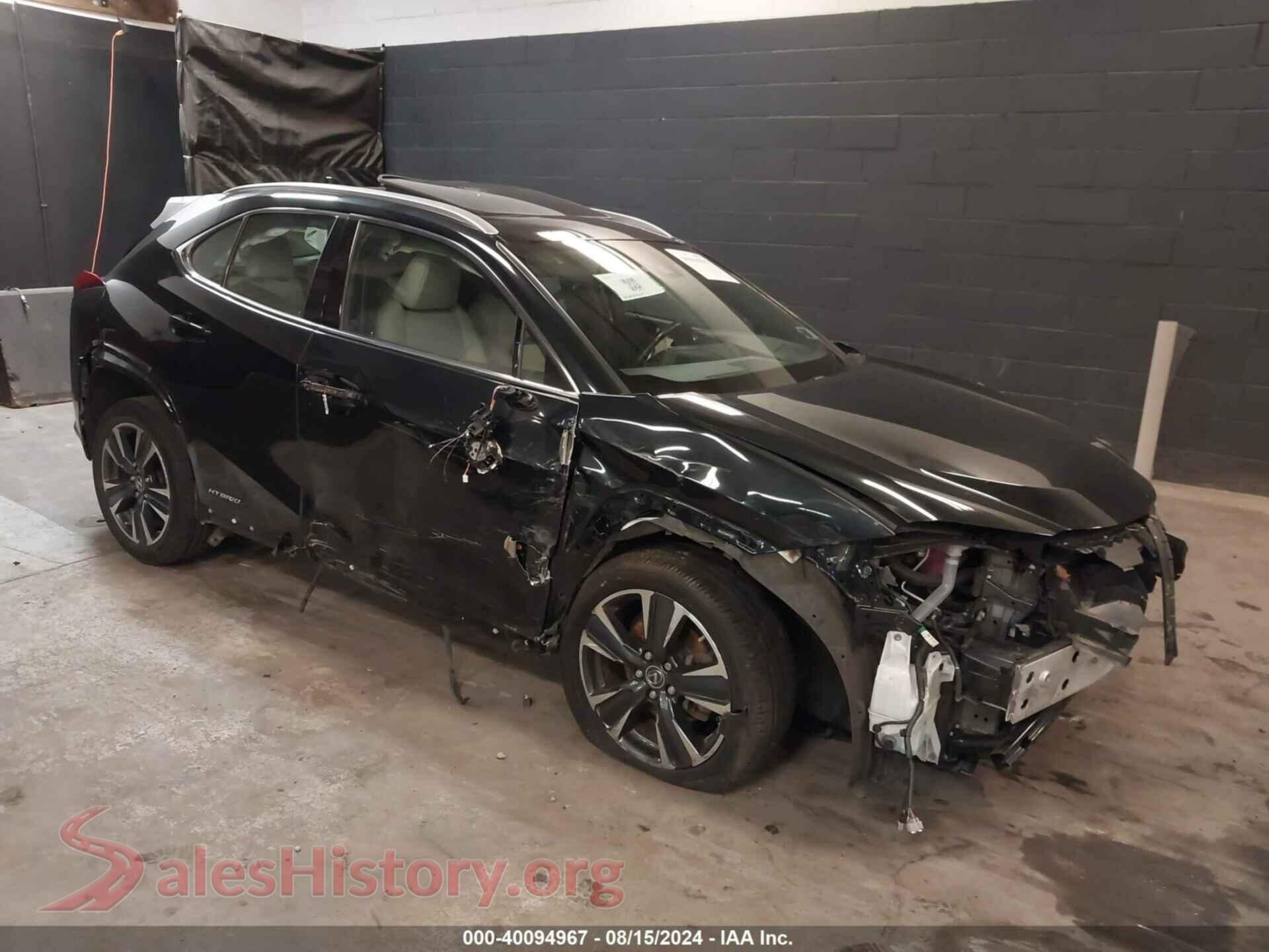 2021 LEXUS UX 250H — VIN JTHP9JBH8M2049291