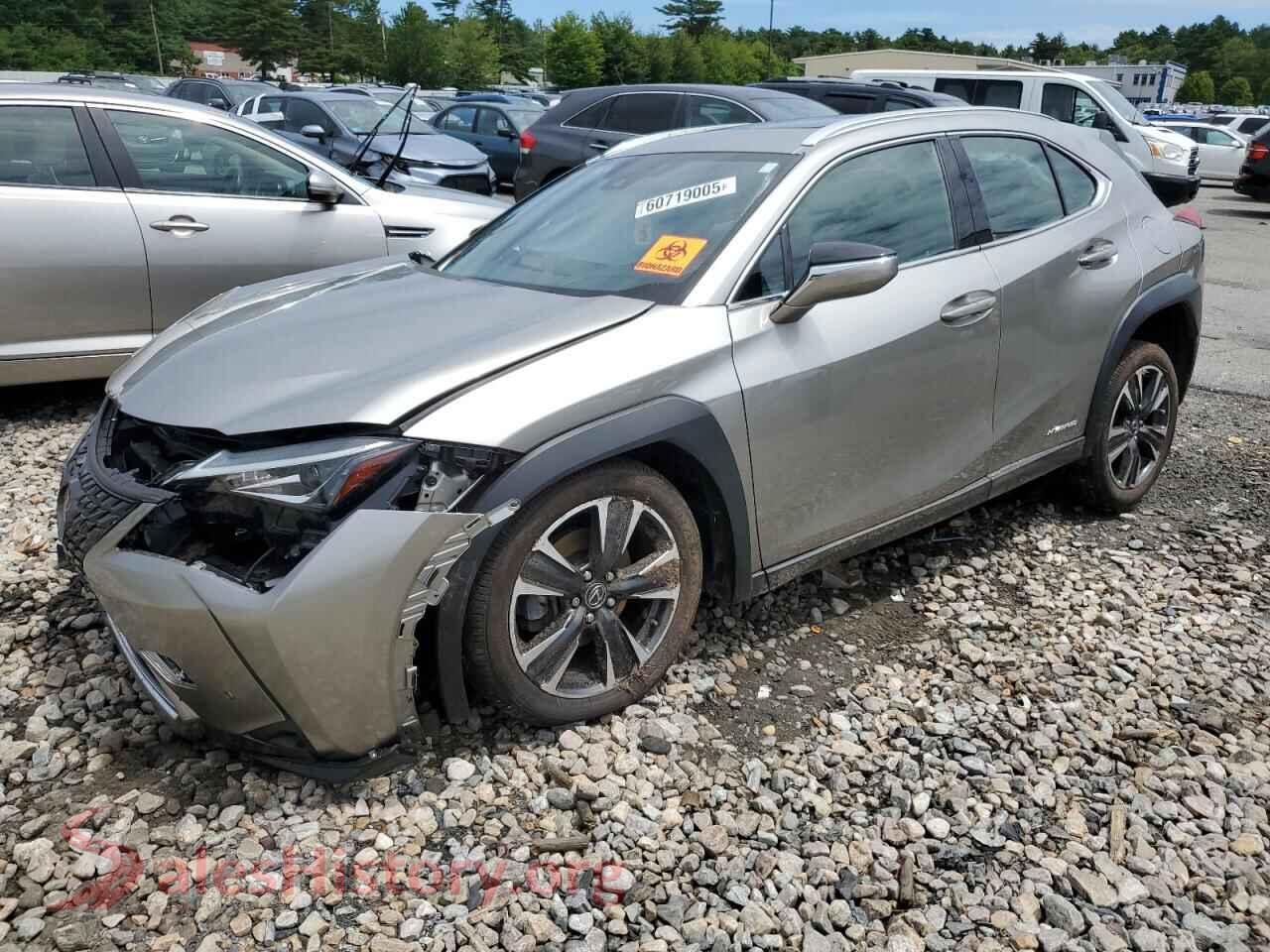 2021 LEXUS UX 250H — VIN JTHP9JBHXM2041614