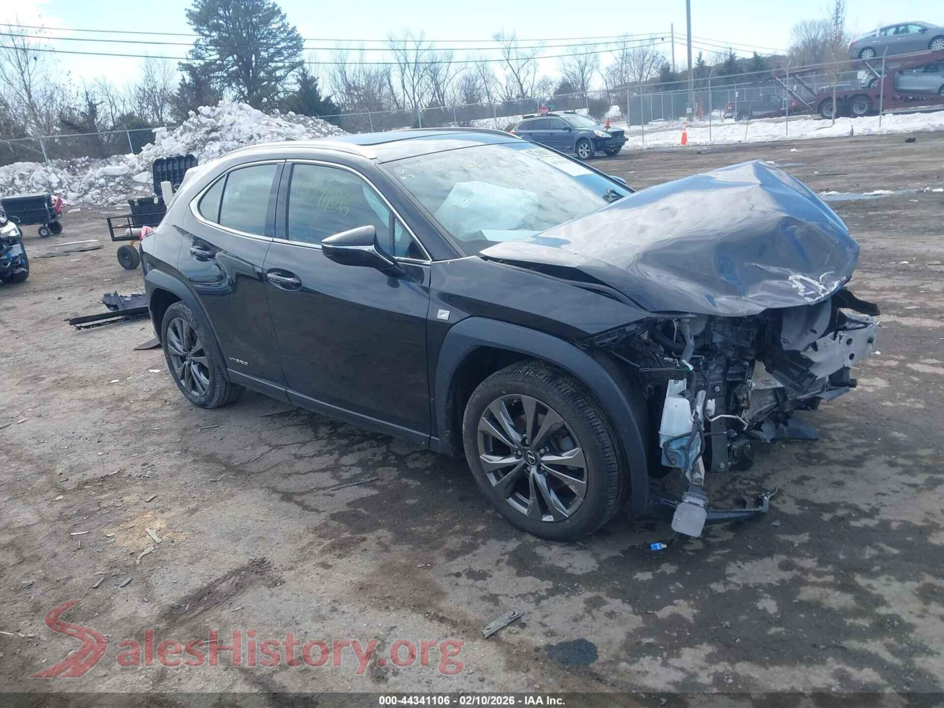 2020 LEXUS UX 250H — VIN JTHR9JBH3L2032003