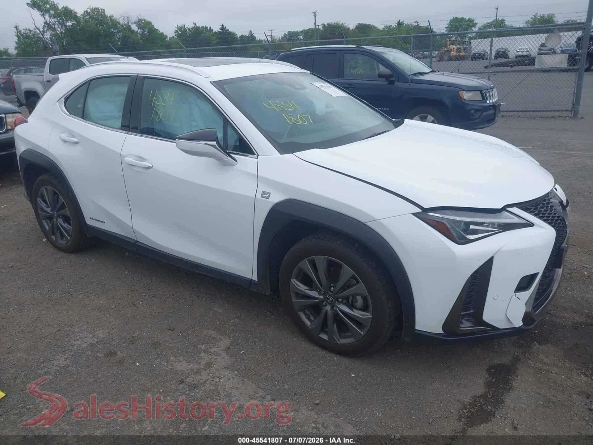 2021 LEXUS UX 250H — VIN JTHR9JBH3M2052611
