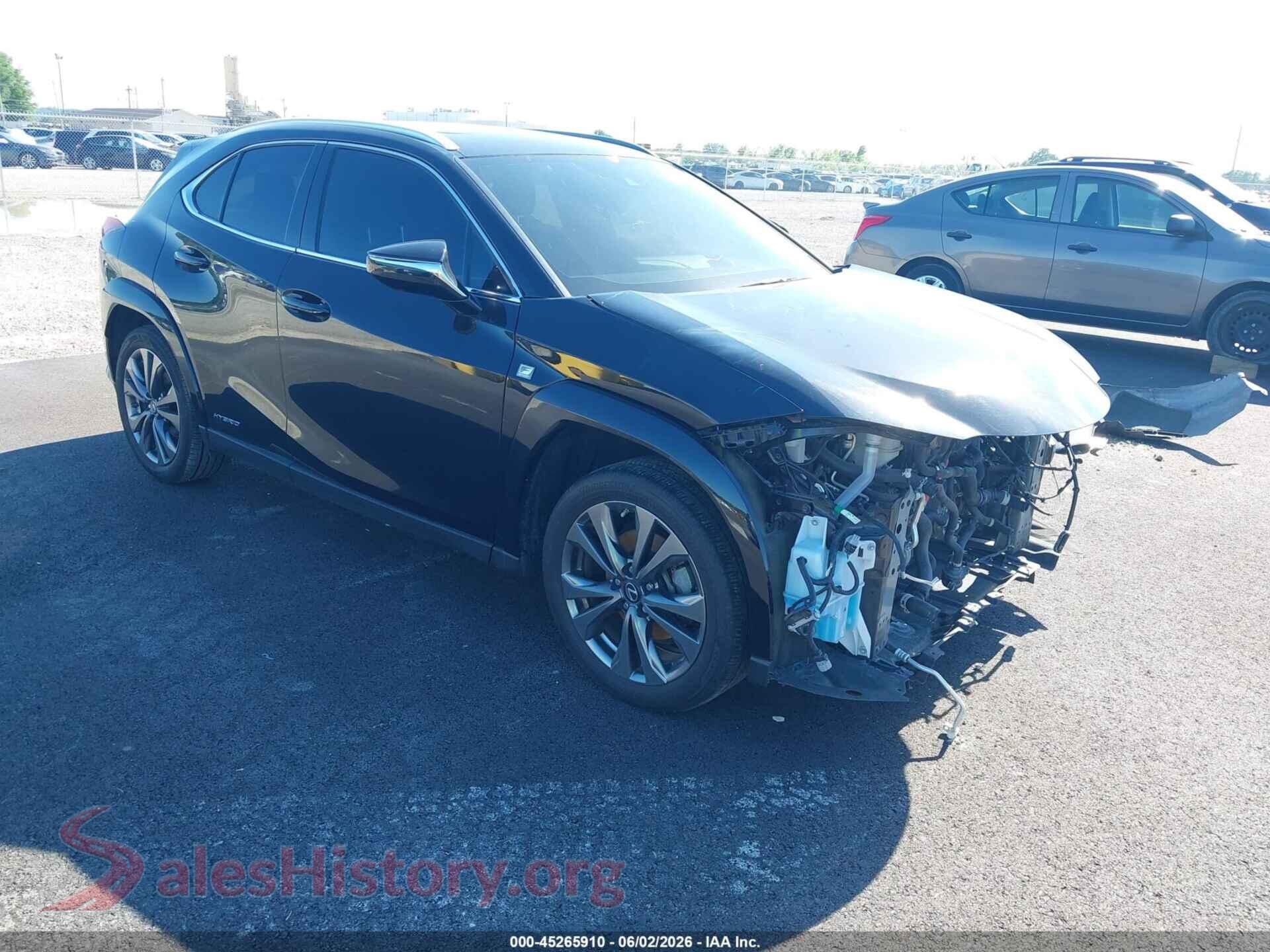 2022 LEXUS UX 250H — VIN JTHR9JBH3N2061729