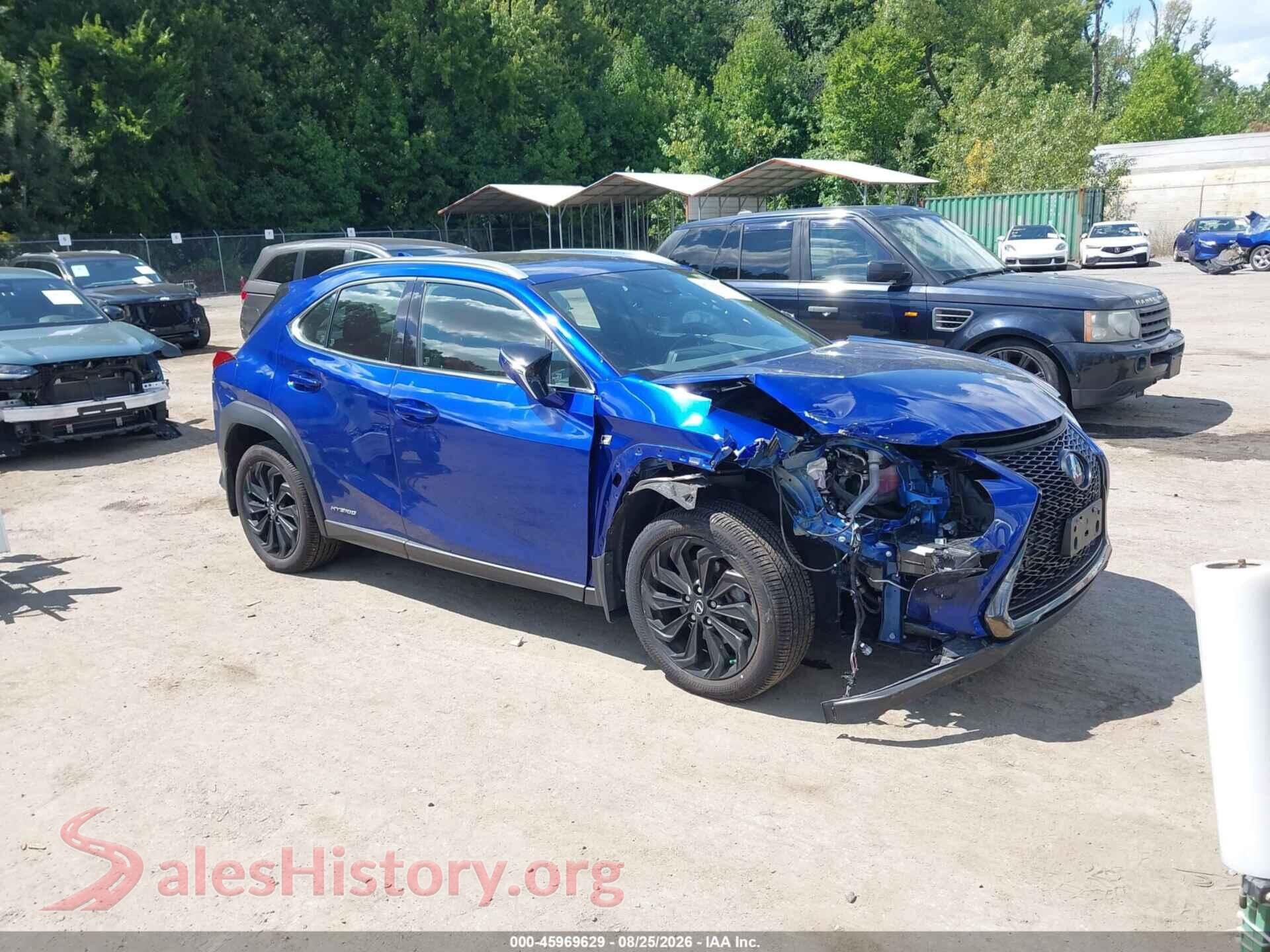 2021 LEXUS UX — VIN JTHR9JBH5M2049435