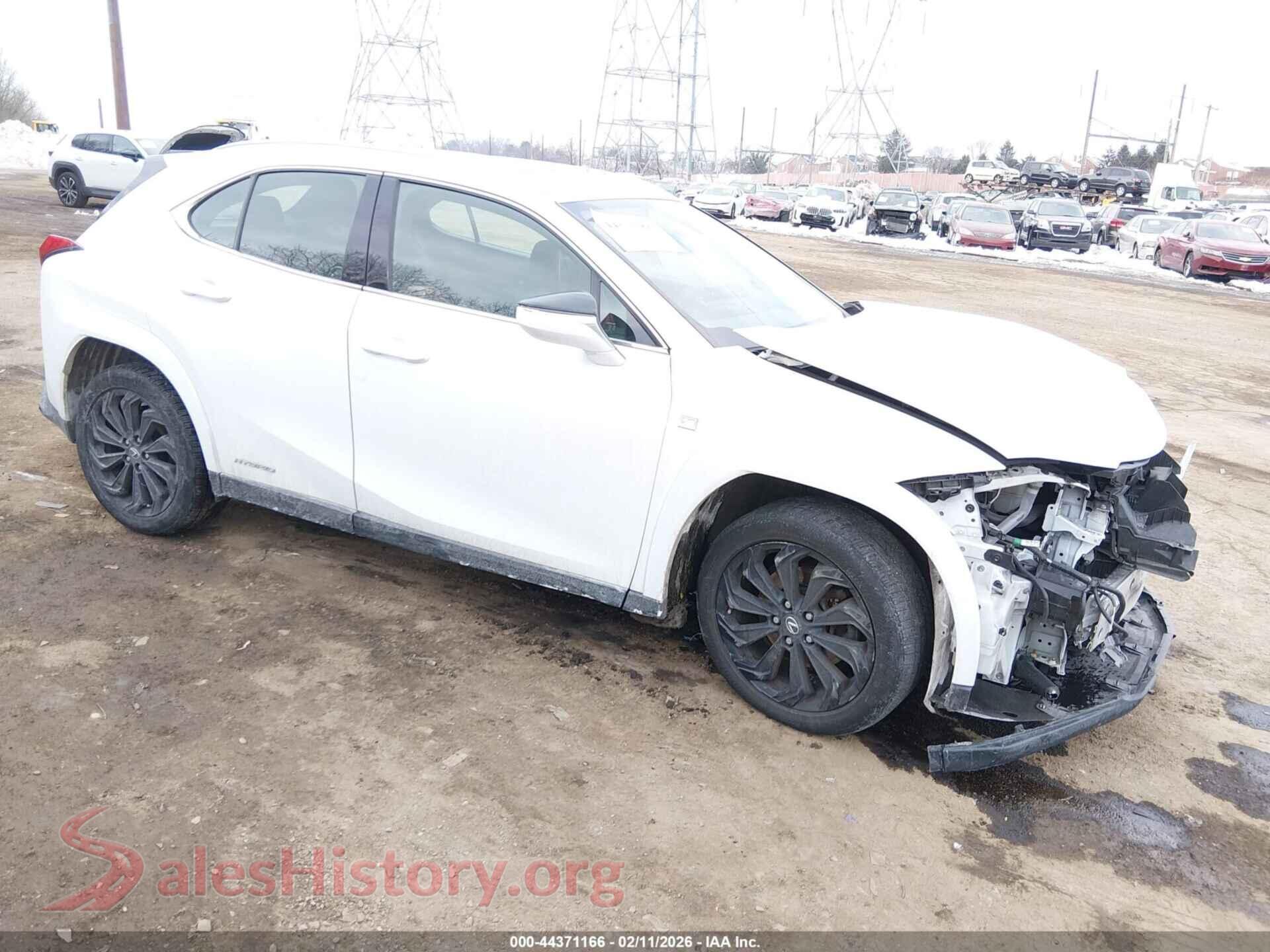2022 LEXUS UX 250H — VIN JTHR9JBH9N2055711
