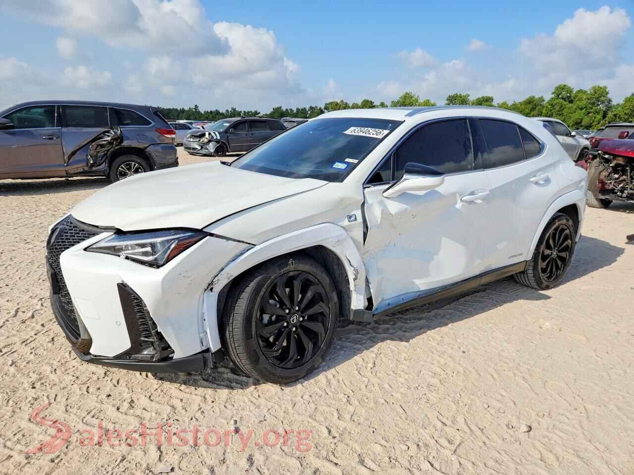 2022 LEXUS UX250H — VIN JTHR9JBHXN2059430