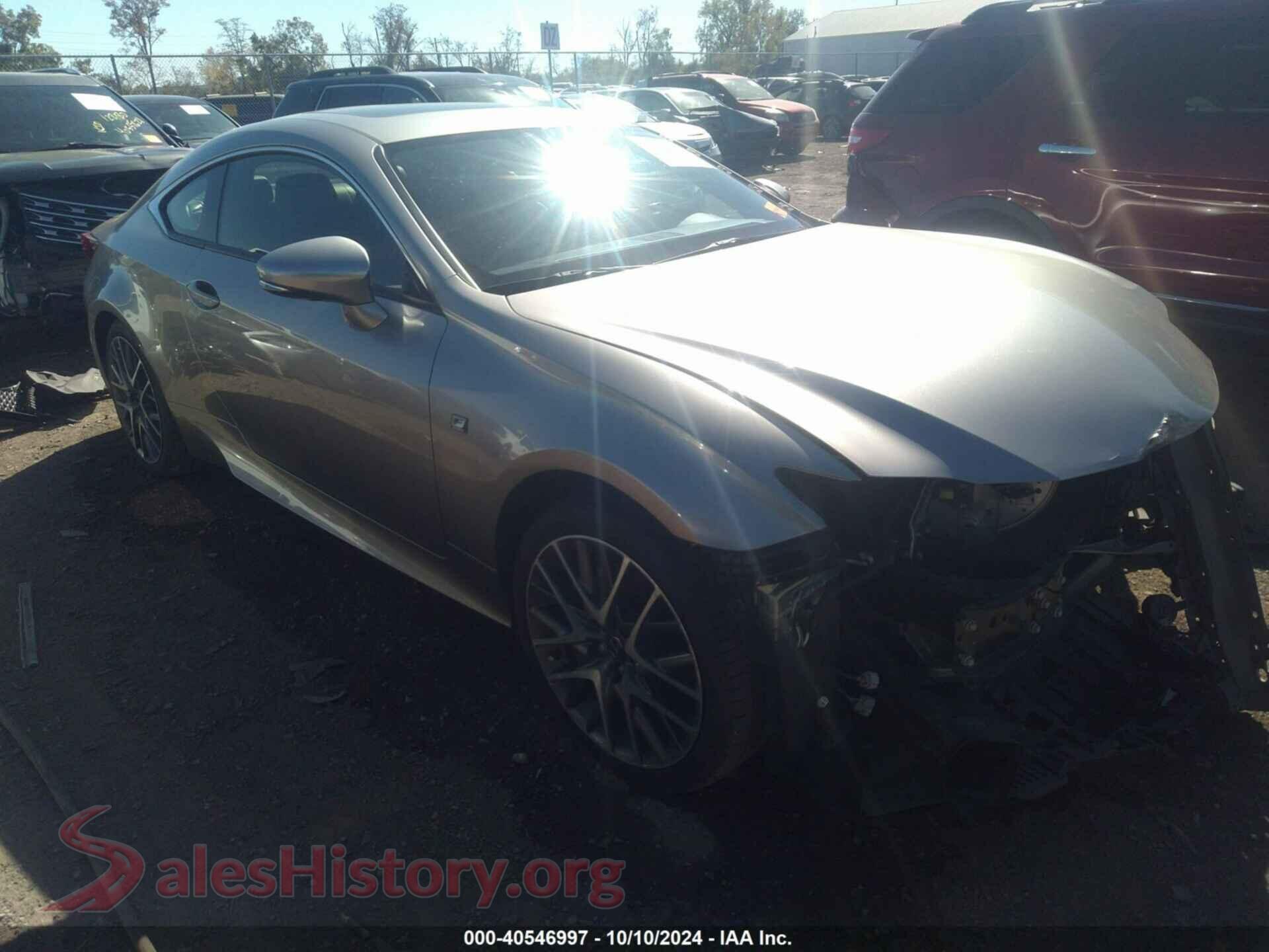 2015 LEXUS RC 350 — VIN JTHSE5BC1F5002980