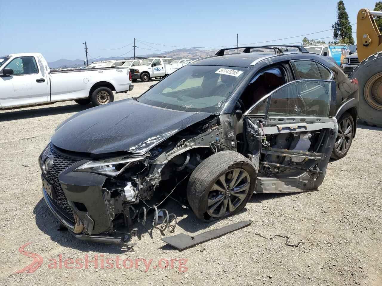 2019 LEXUS UX 250H — VIN JTHU9JBH2K2013001