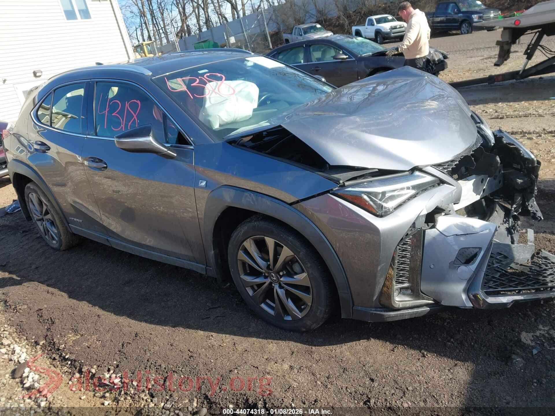2019 LEXUS UX 250H — VIN JTHU9JBH9K2000696