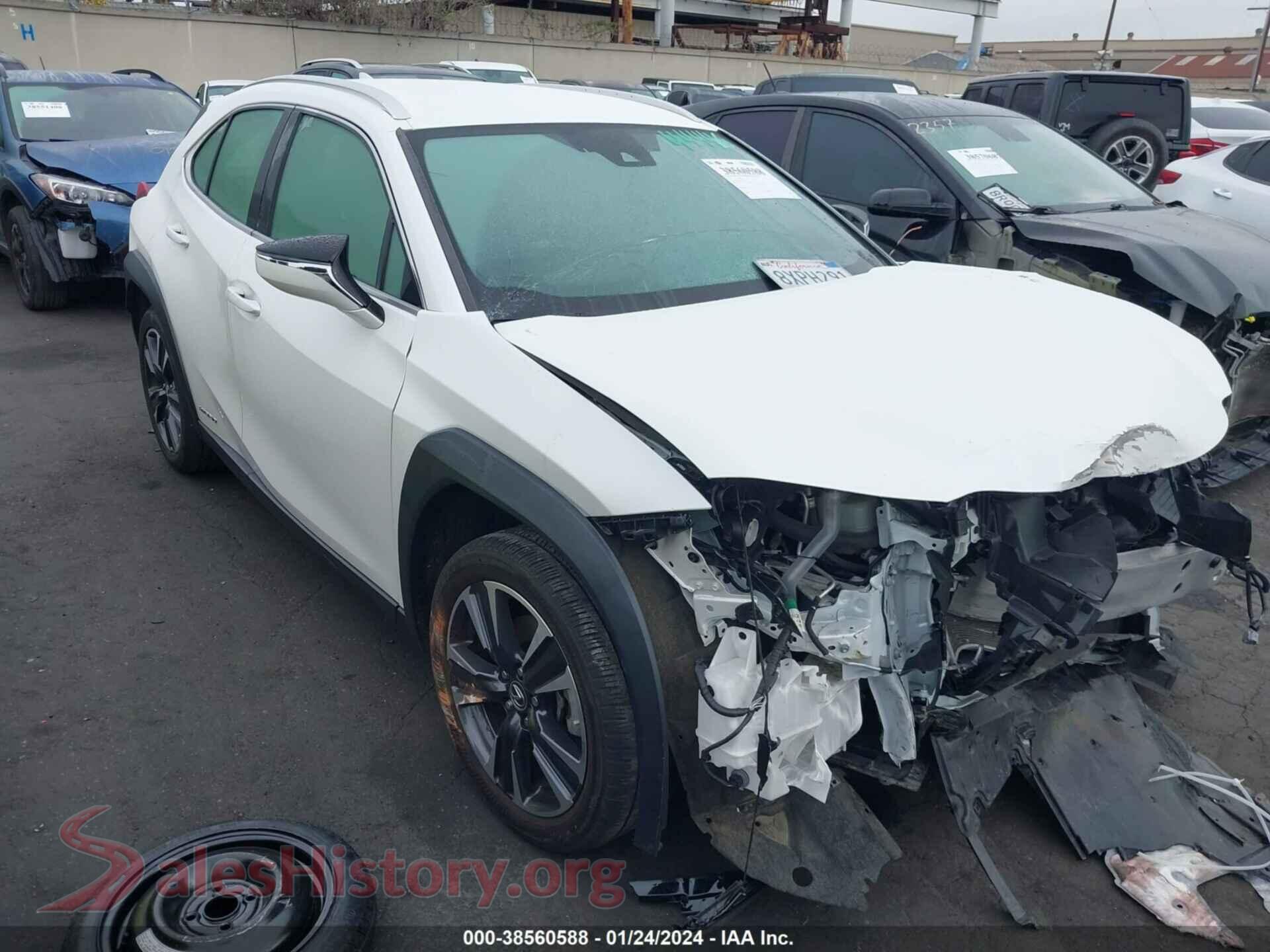 2021 LEXUS UX — VIN JTHX9JBH2M2051506