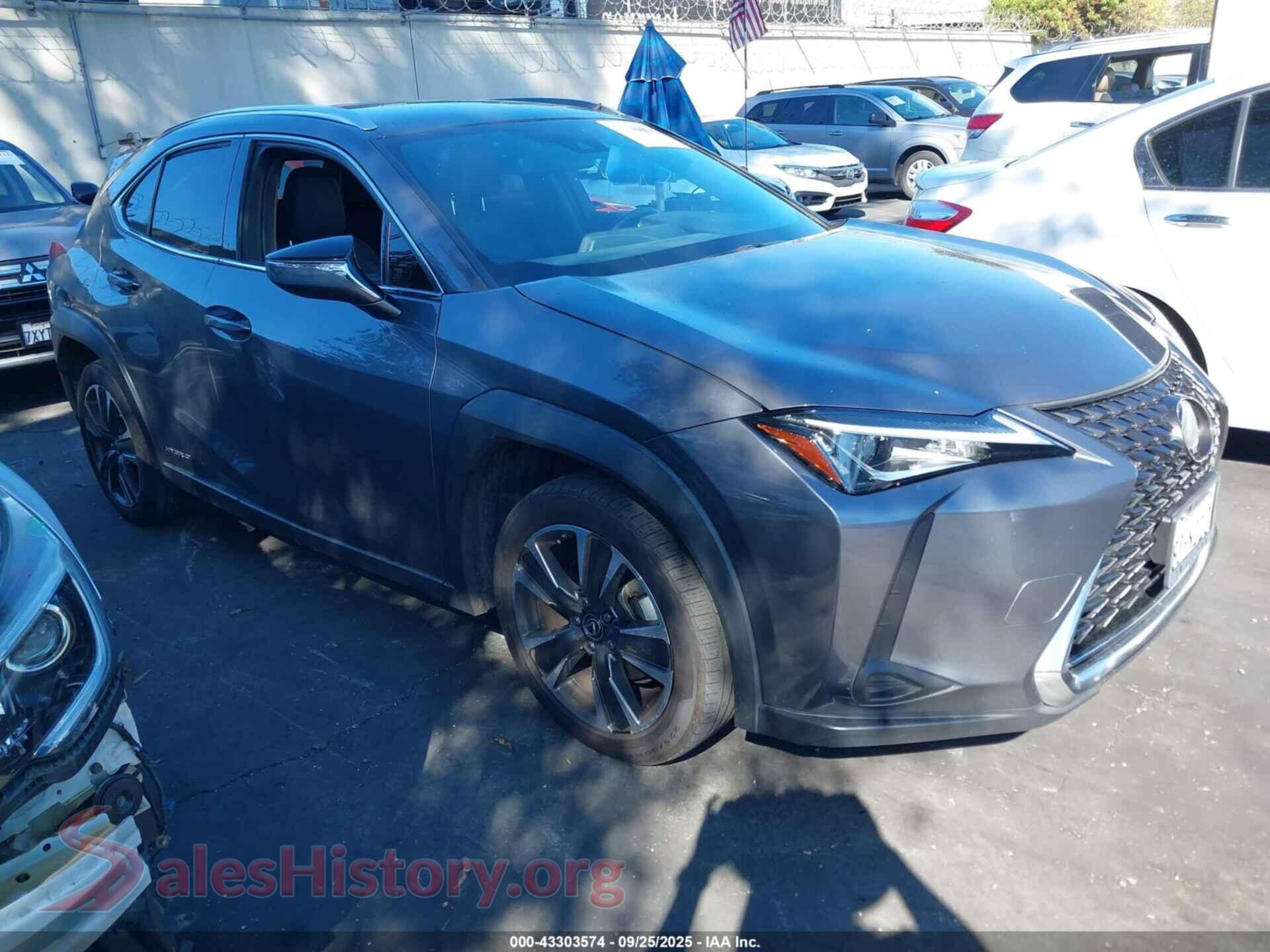 2020 LEXUS UX 250H — VIN JTHX9JBH3L2030694