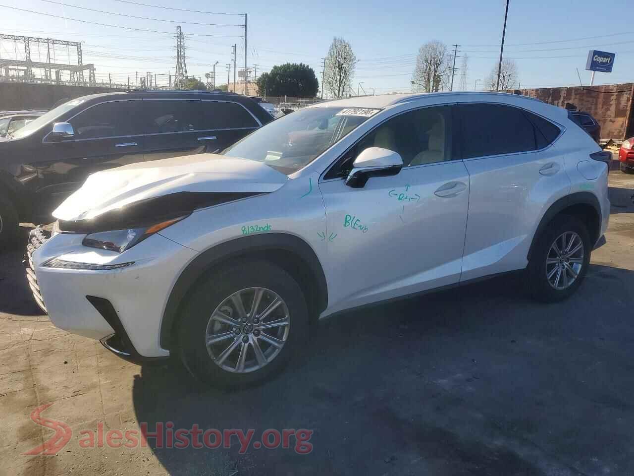 2020 LEXUS NX — VIN JTJAARBZ1L5019596