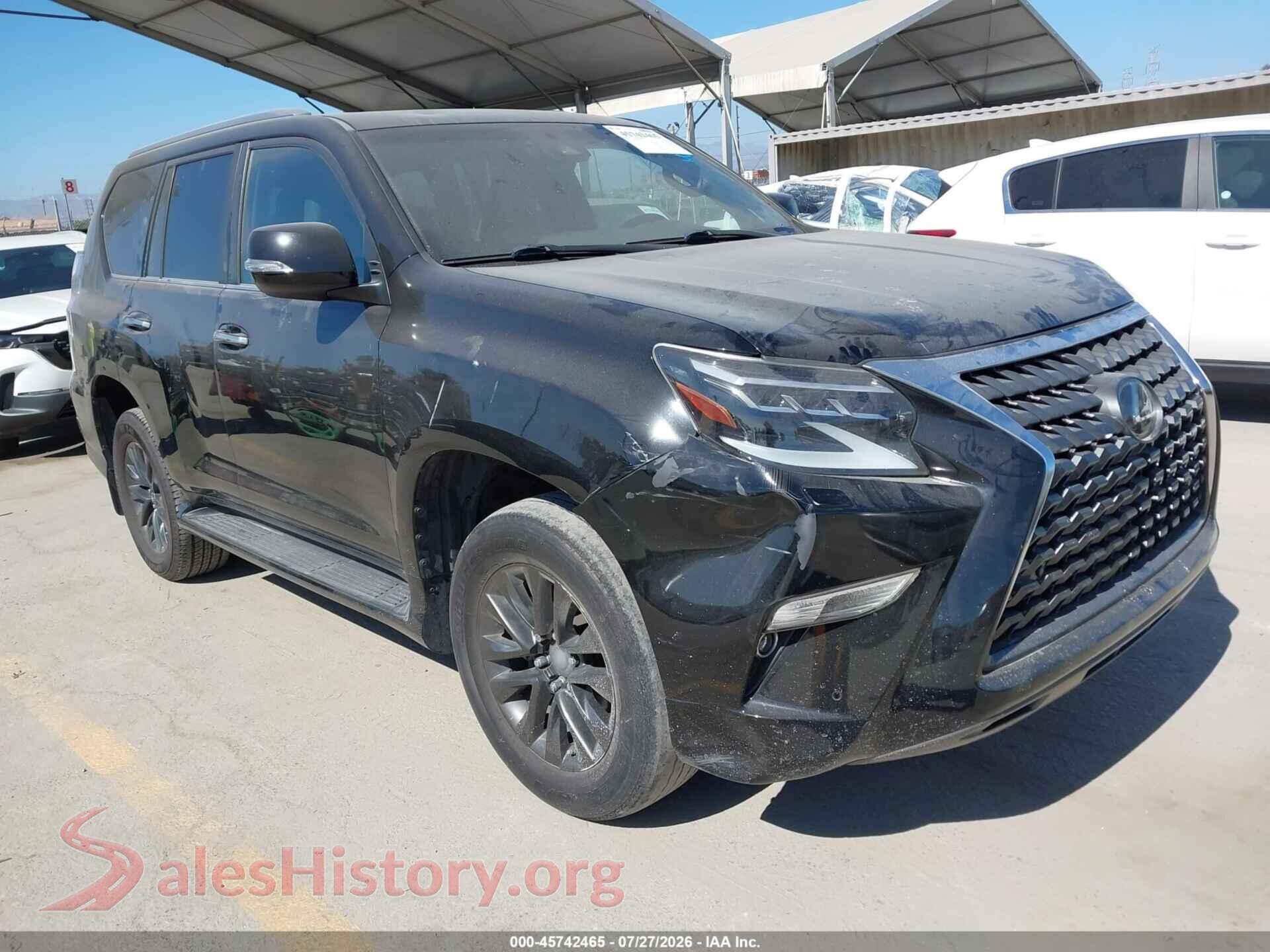 2020 LEXUS GX 460 — VIN JTJAM7BX2L5265227