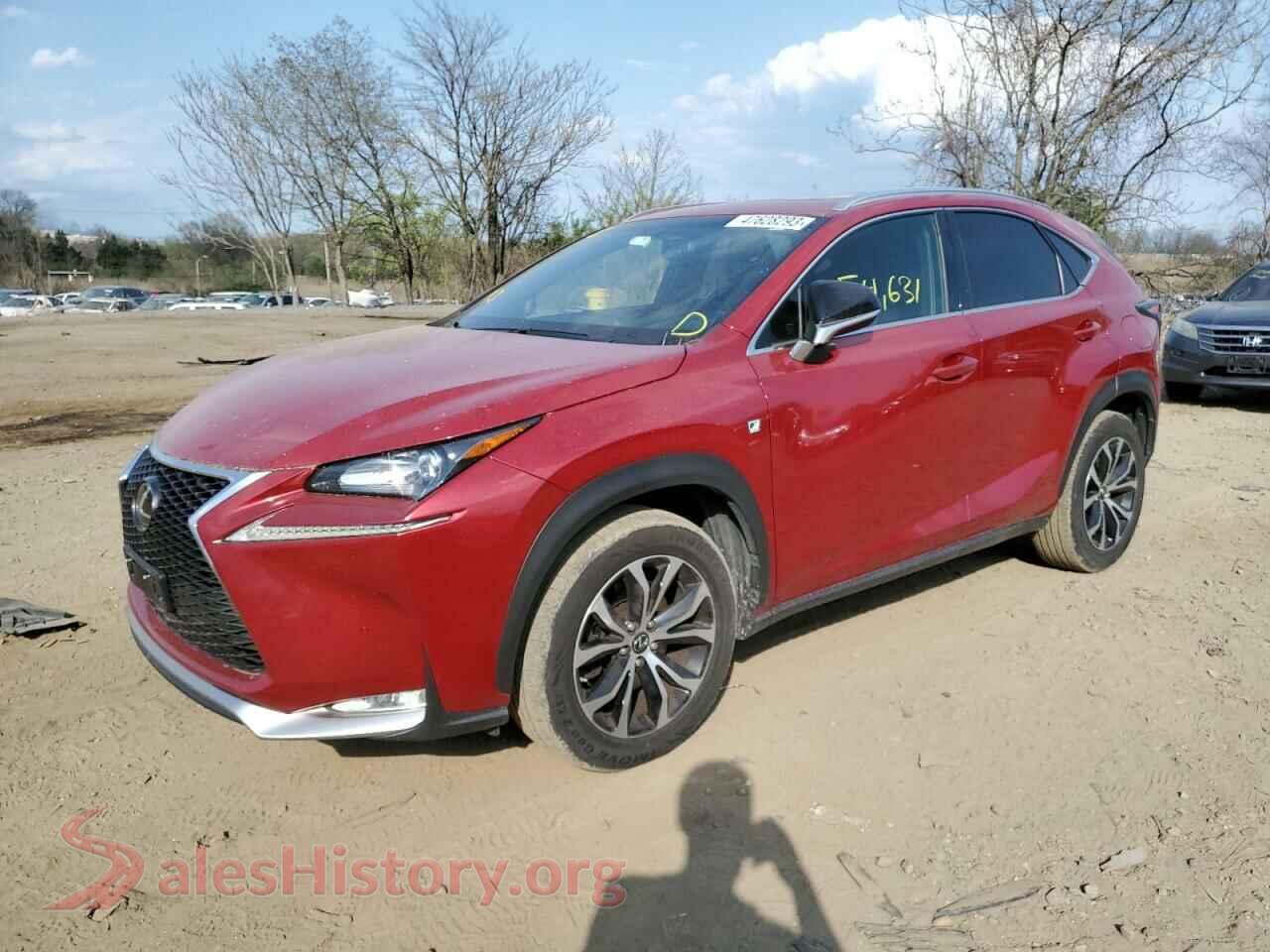 2016 LEXUS NX — VIN JTJBARBZ1G2052254