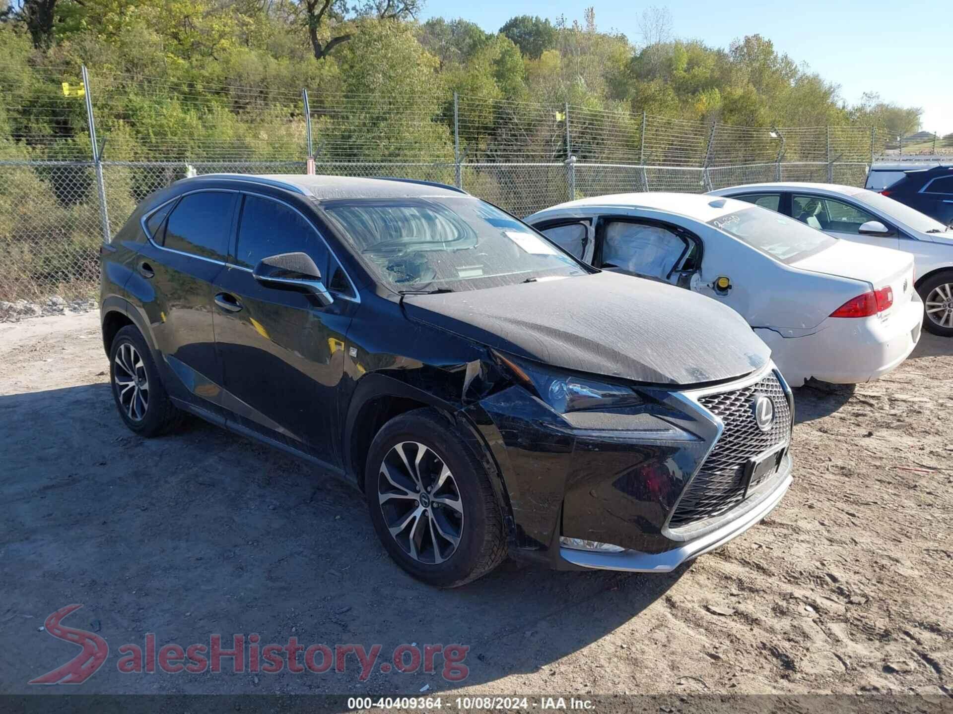 2017 LEXUS NX 200T — VIN JTJBARBZ2H2128212