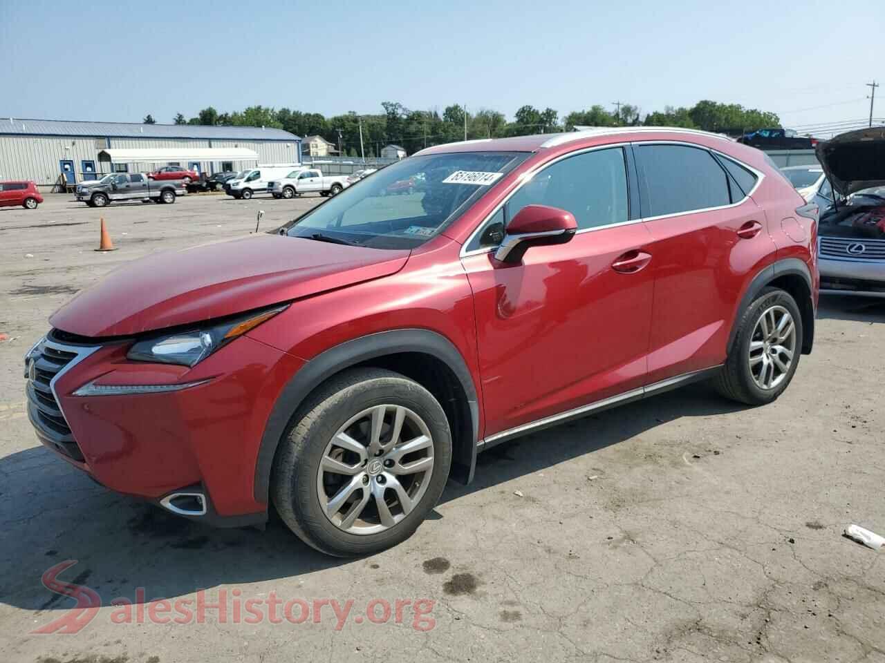 2016 LEXUS NX — VIN JTJBARBZ7G2095030