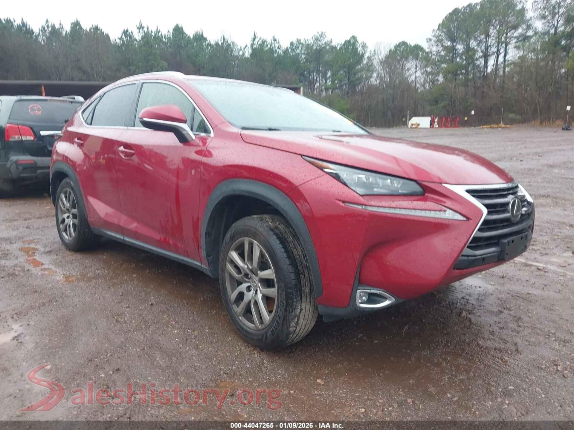 2016 LEXUS NX 200T — VIN JTJBARBZ8G2059248