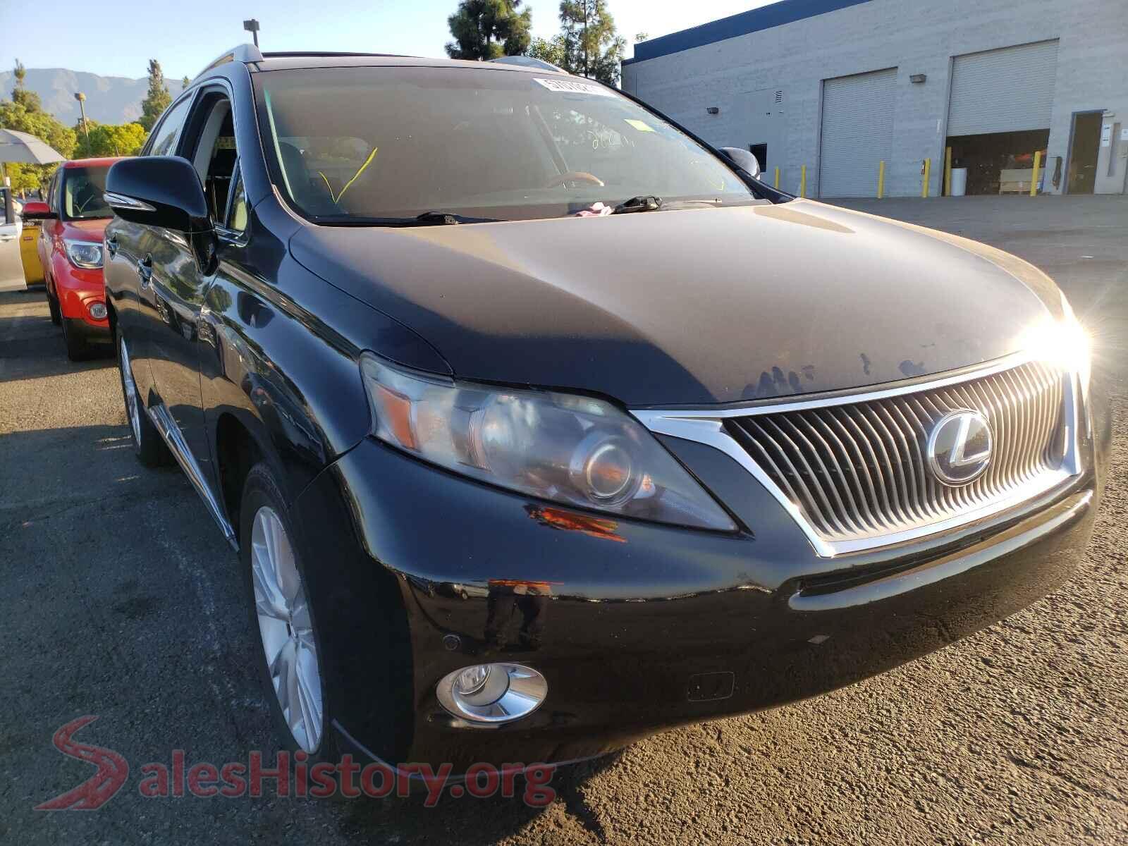 2010 LEXUS RX450 — VIN JTJBC1BA9A2031536