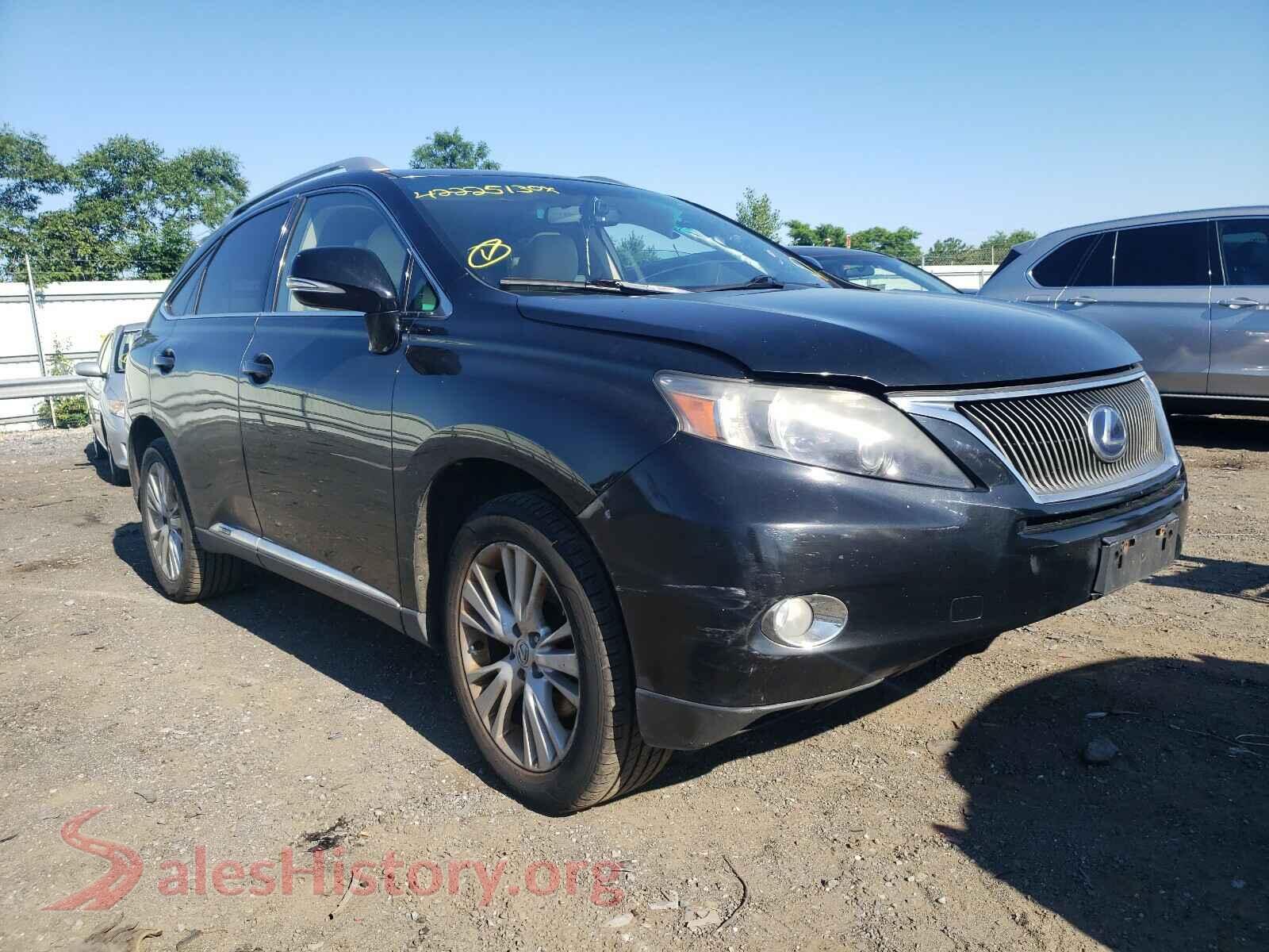 2010 LEXUS RX450 — VIN JTJBC1BAXA2007410