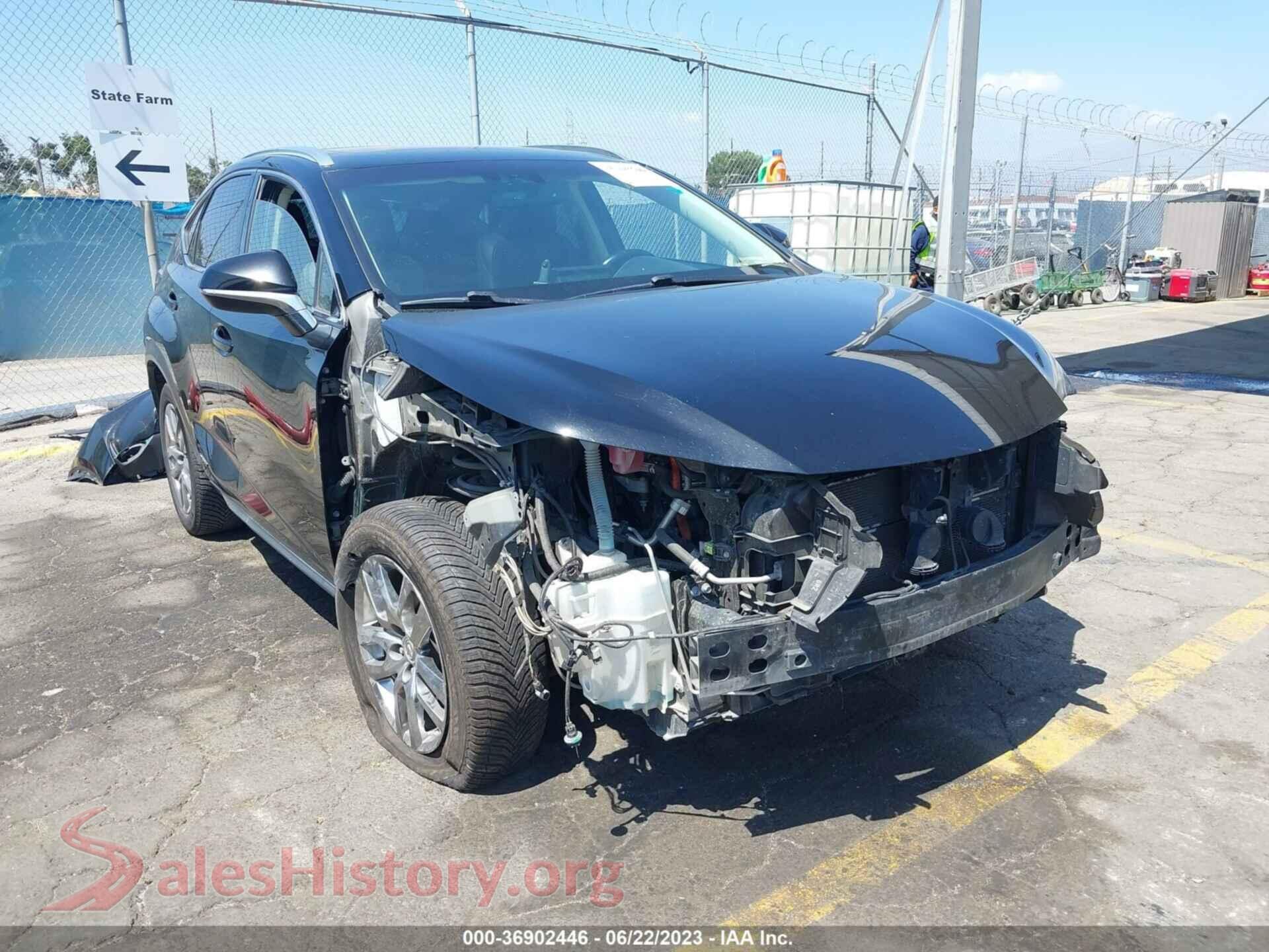 2015 LEXUS NX 300H — VIN JTJBJRBZ0F2014576