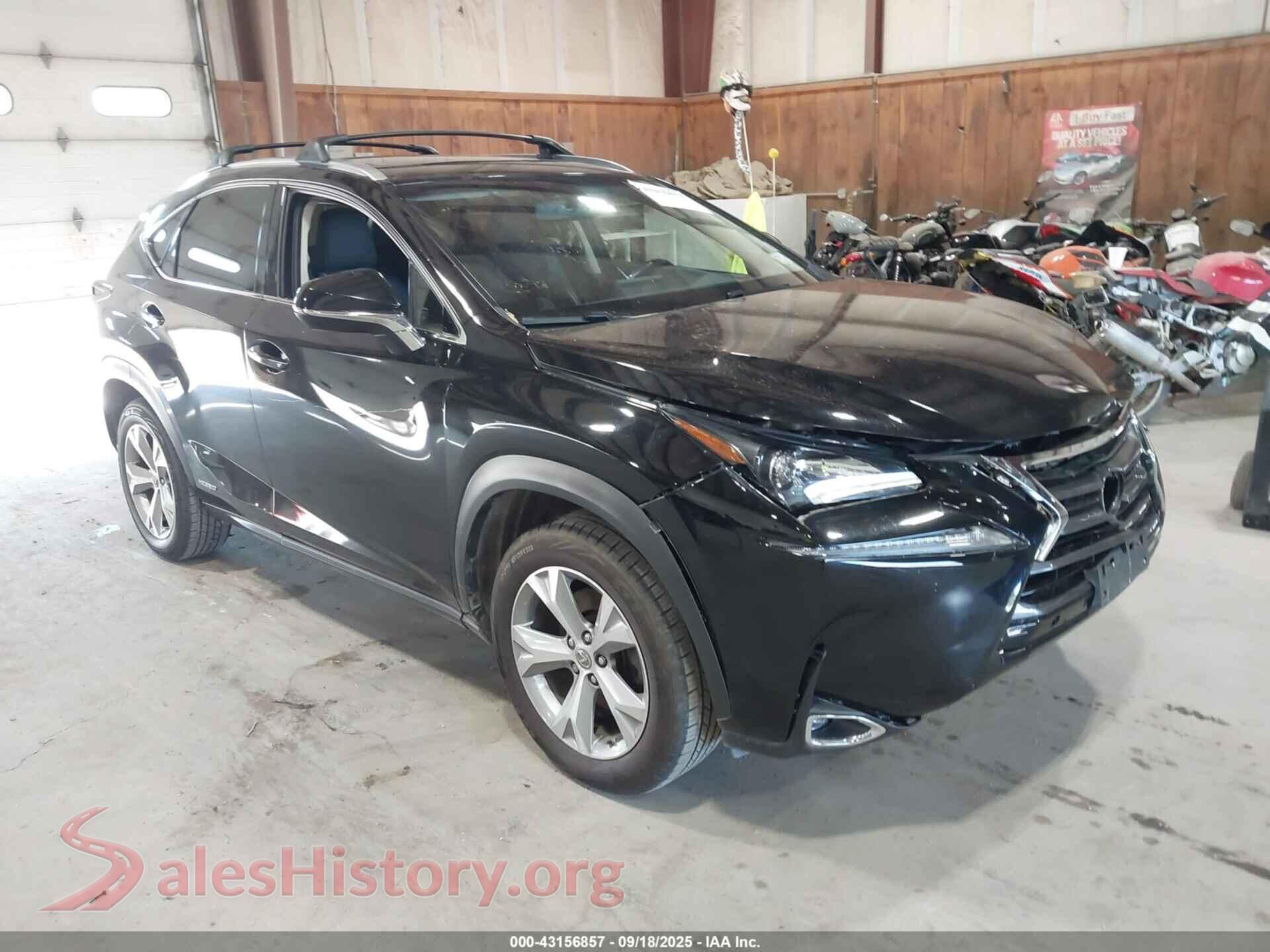 2017 LEXUS NX 300H — VIN JTJBJRBZ4H2055005