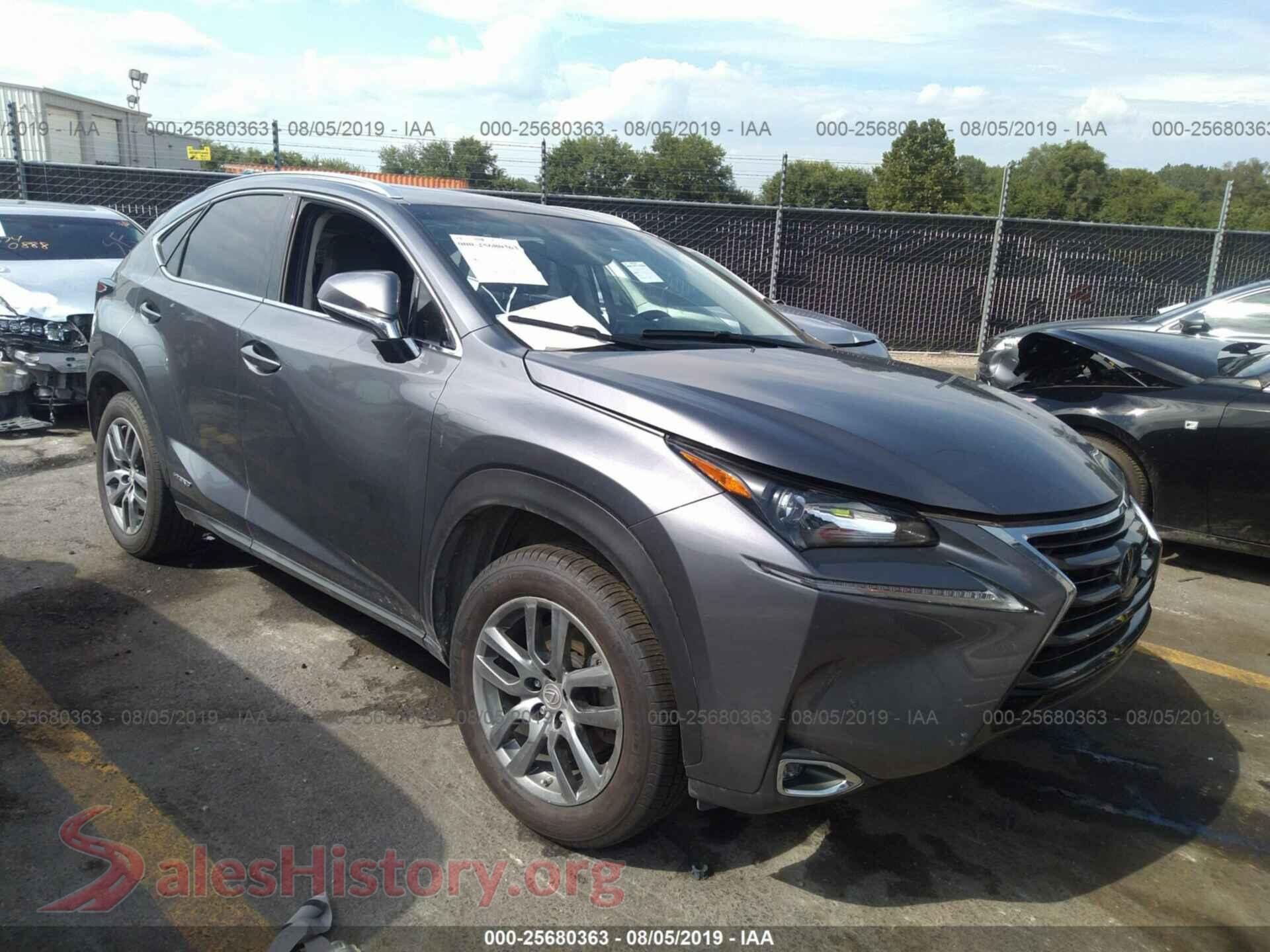 2016 LEXUS NX — VIN JTJBJRBZ5G2037515