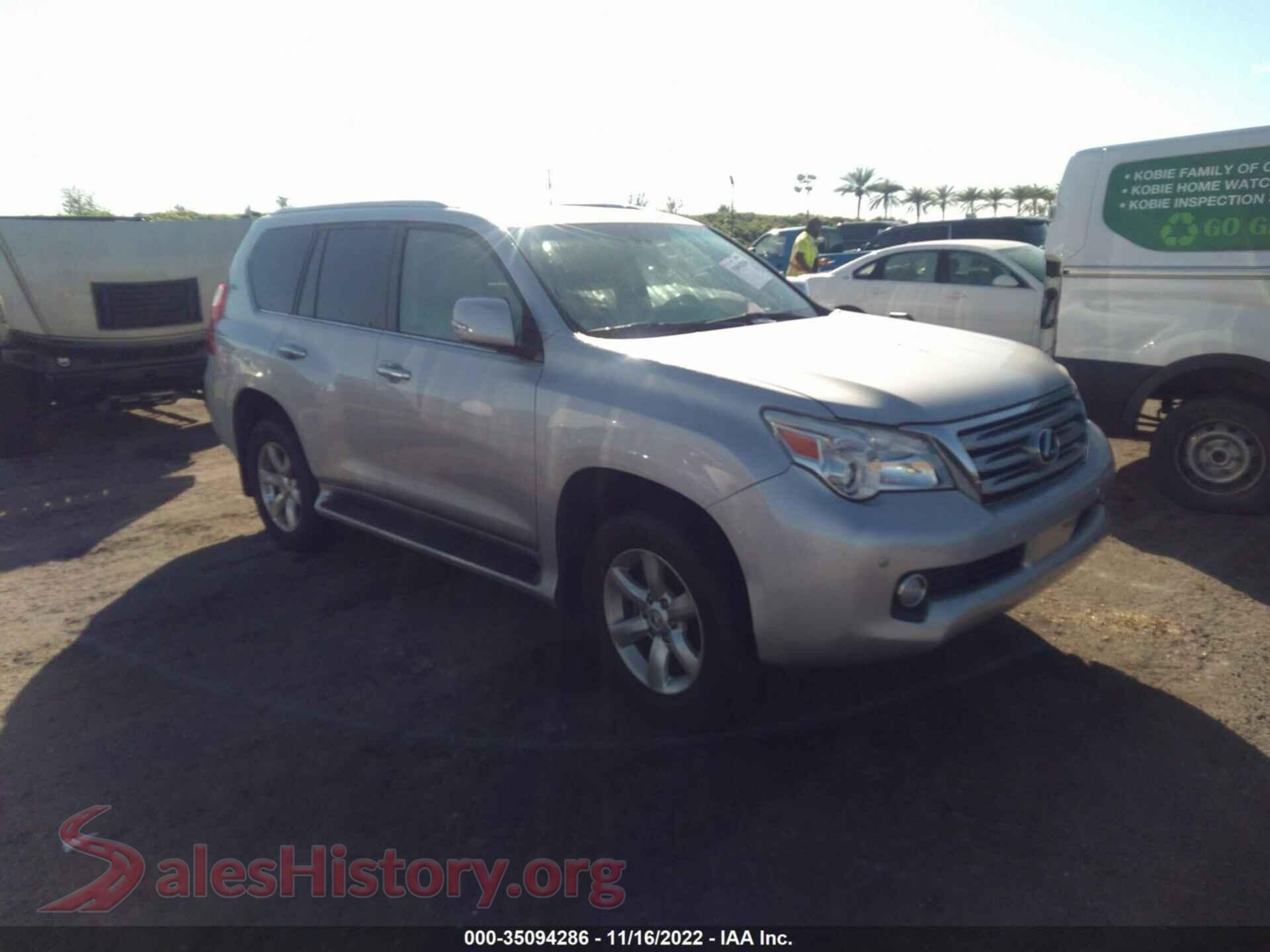 2010 LEXUS GX 460 — VIN JTJBM7FX8A5015762