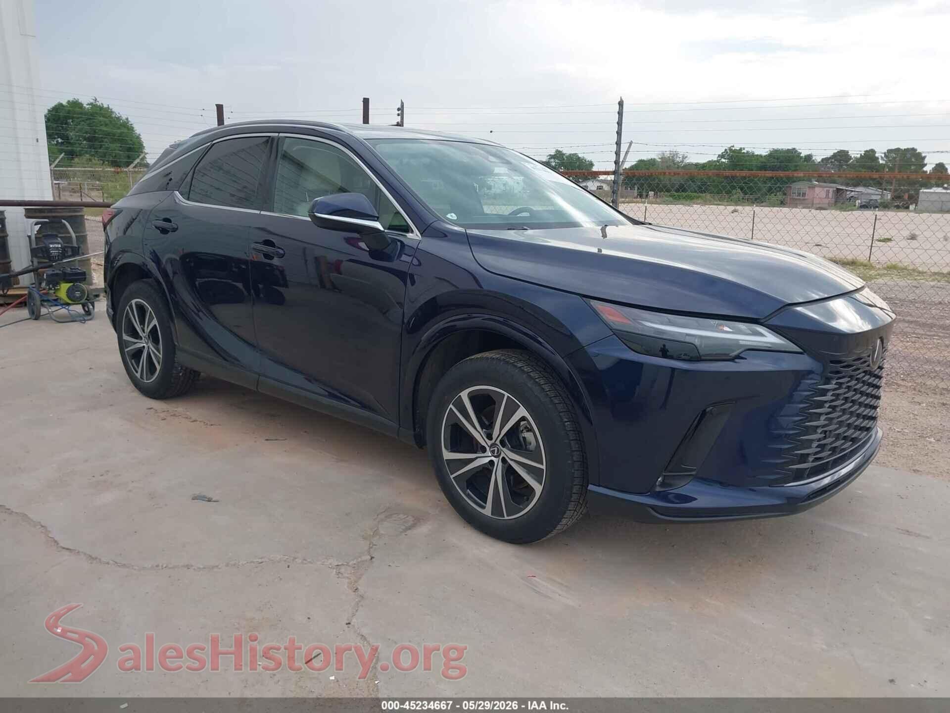 2023 LEXUS RX 350 — VIN JTJCHMAA2P2010013