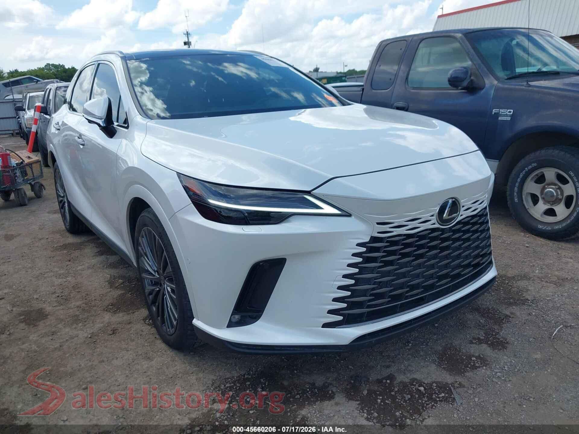 2026 LEXUS RX 450H+ — VIN JTJCJMGA3T2039655