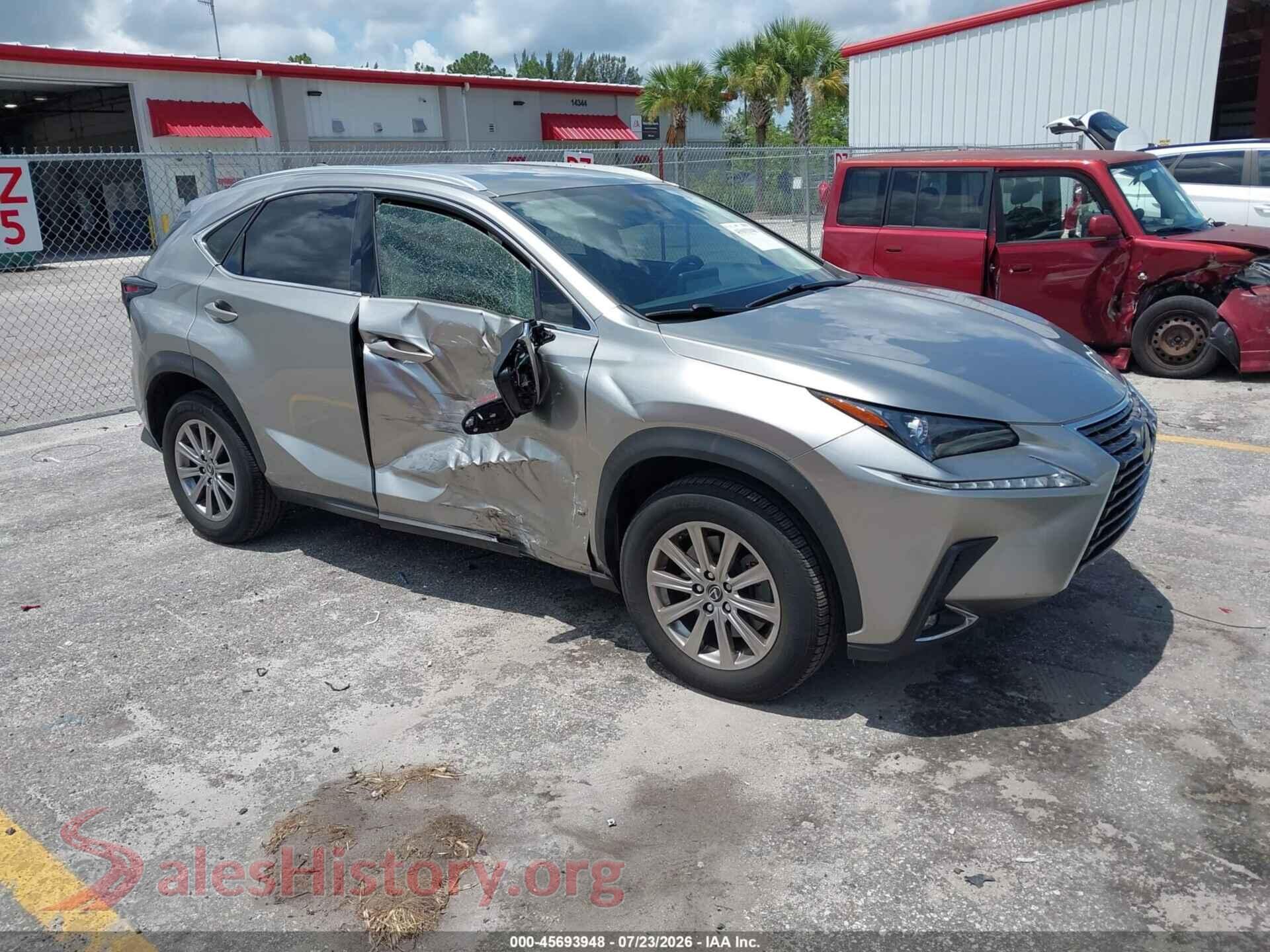 2021 LEXUS NX 300 — VIN JTJDARBZ0M2185494