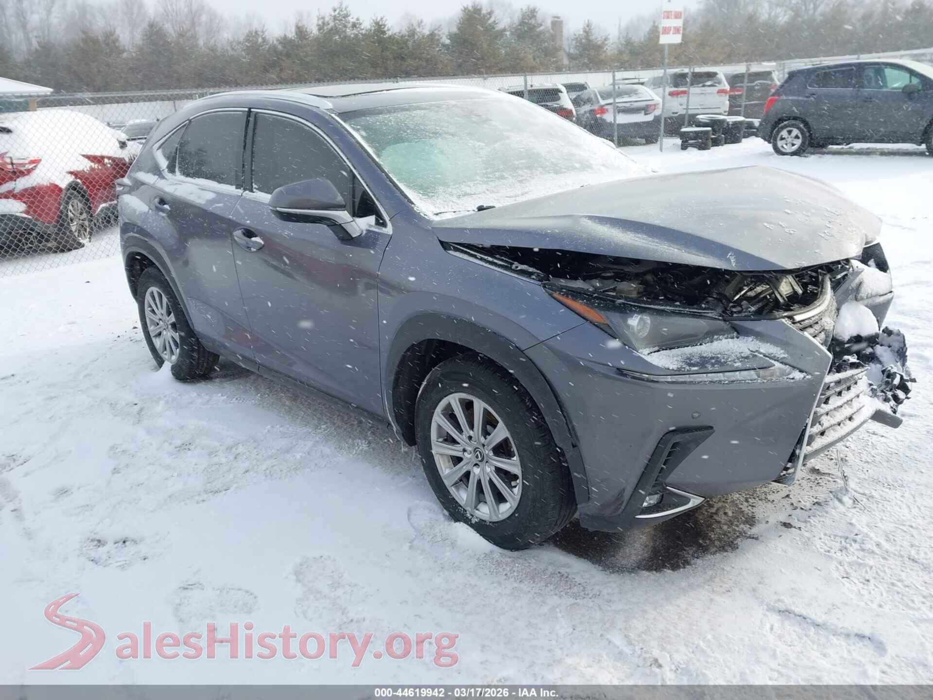 2021 LEXUS NX 300 — VIN JTJDARBZ6M2185743