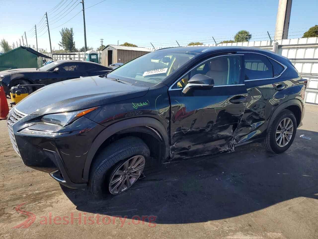 2021 LEXUS NX — VIN JTJDARBZ7M2189963
