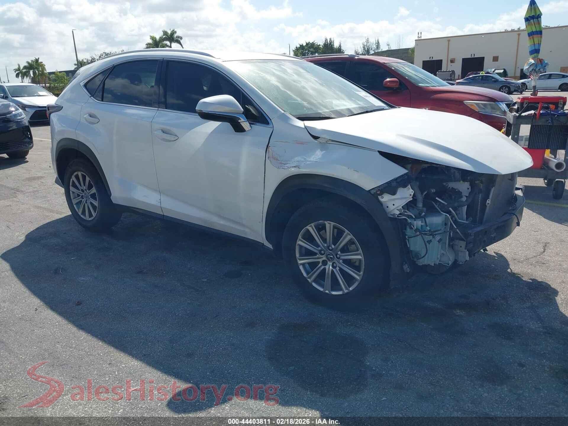 2021 LEXUS NX 300 — VIN JTJDARBZXM5031454
