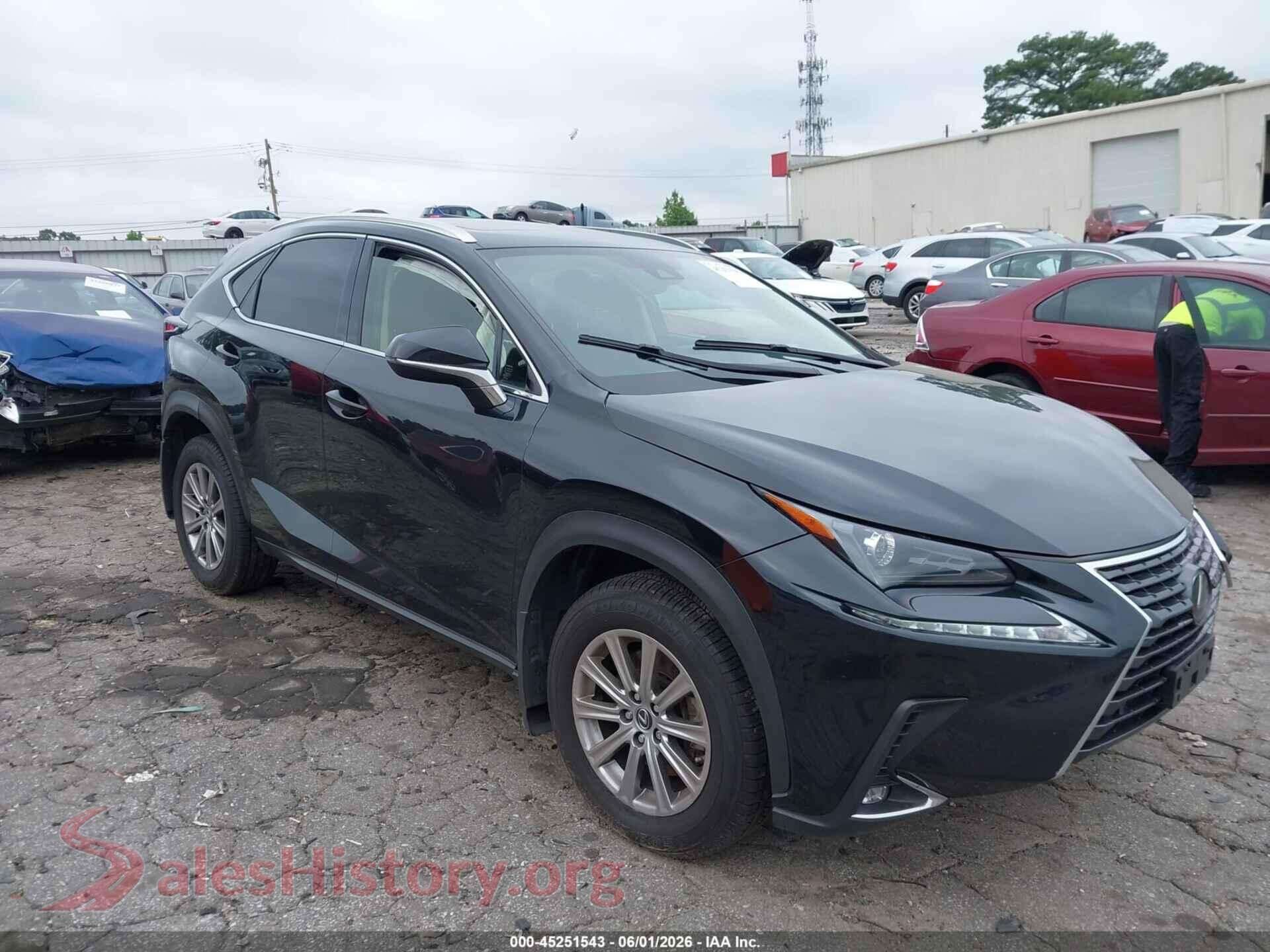 2021 LEXUS NX 300 — VIN JTJDARDZ0M2249935