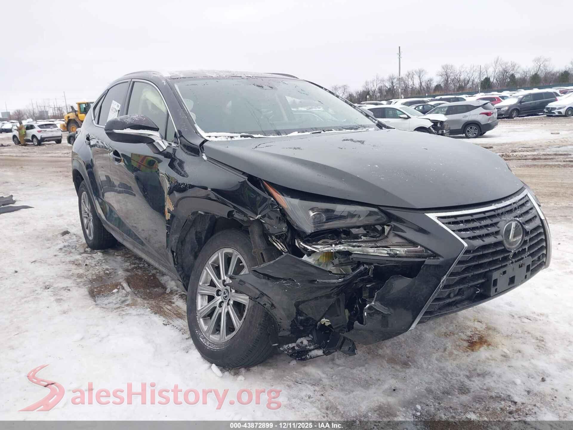 2021 LEXUS NX 300 — VIN JTJDARDZ3M2247886