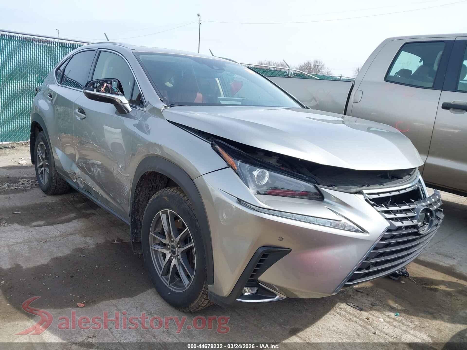 2021 LEXUS NX 300 — VIN JTJDARDZXM5030012