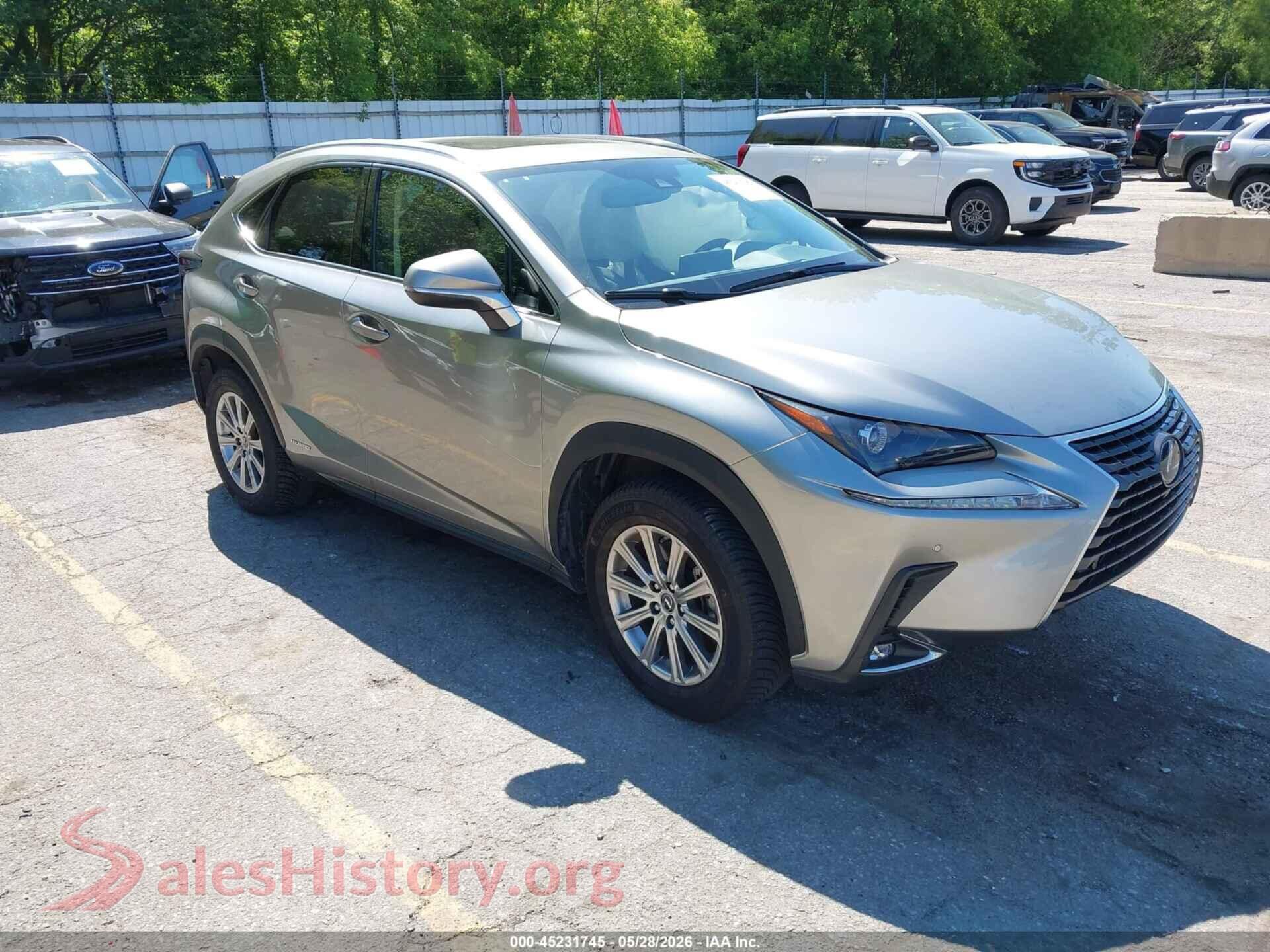 2020 LEXUS NX 300H — VIN JTJDJRDZ5L5010233
