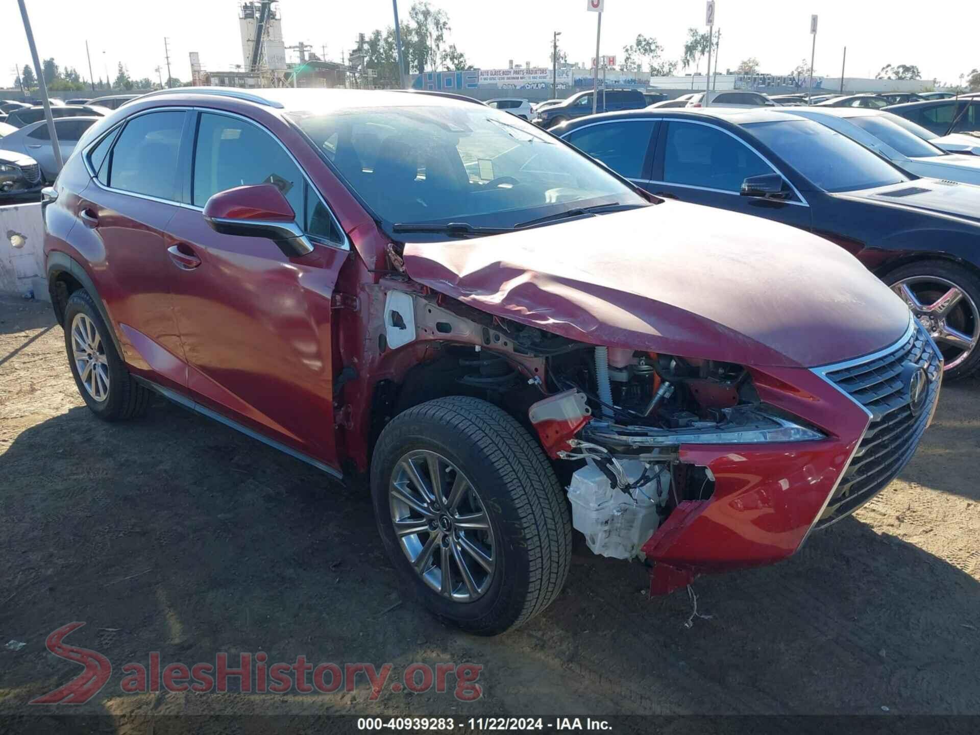 2021 LEXUS NX — VIN JTJDJRDZXM5013839