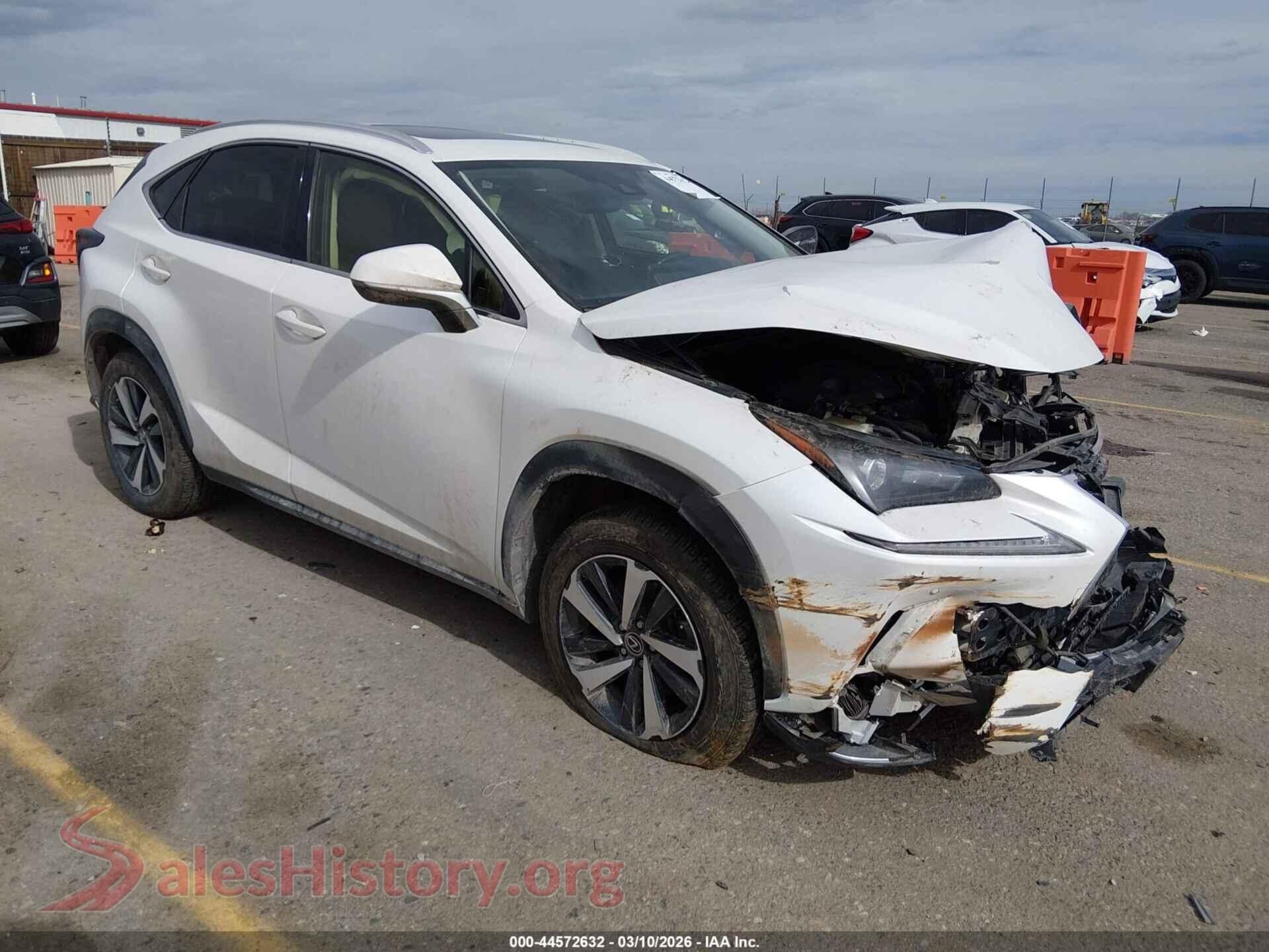 2021 LEXUS NX 300 — VIN JTJGARDZ1M5024581