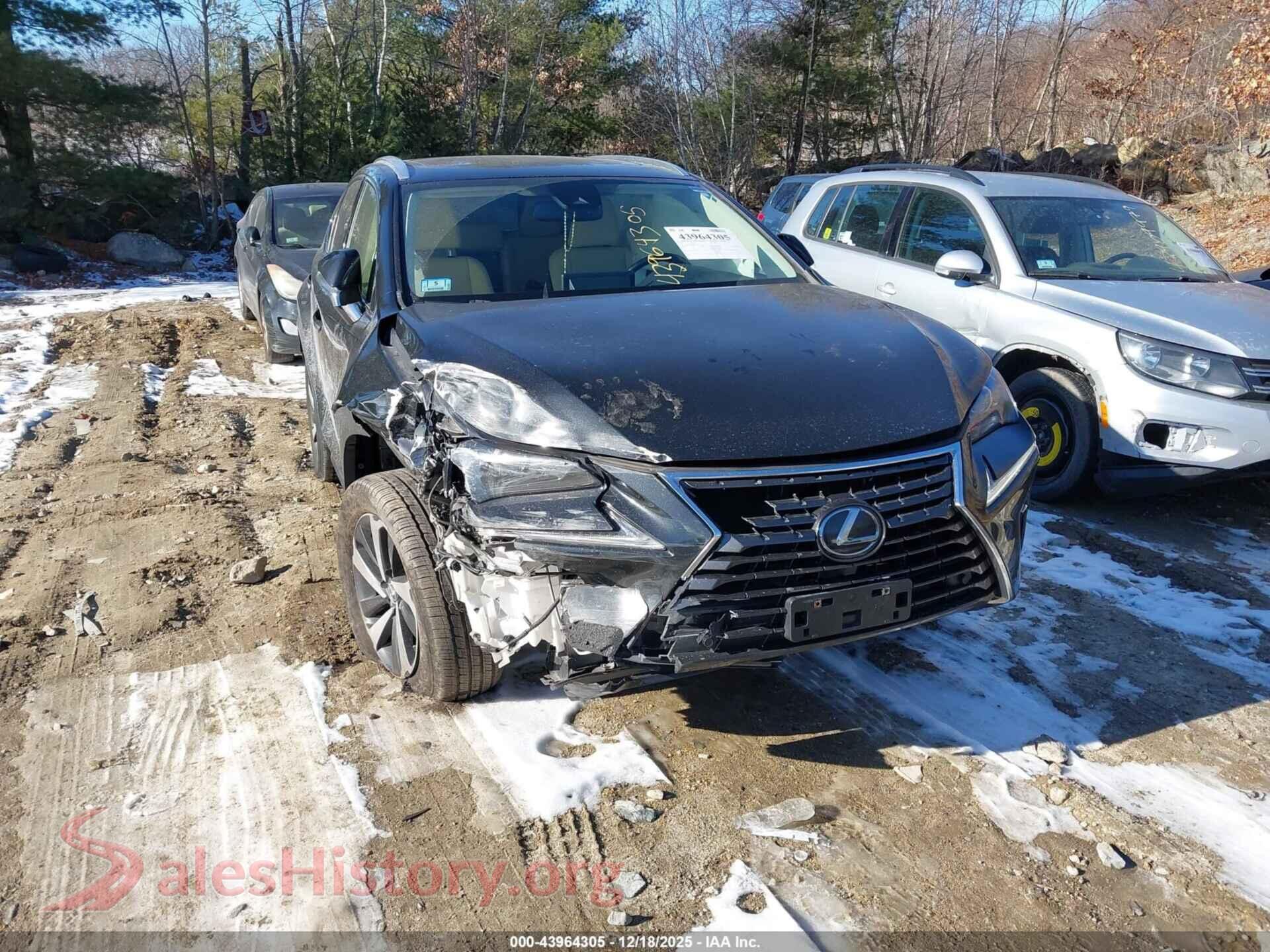 2021 LEXUS NX 300 — VIN JTJGARDZ5M5031436