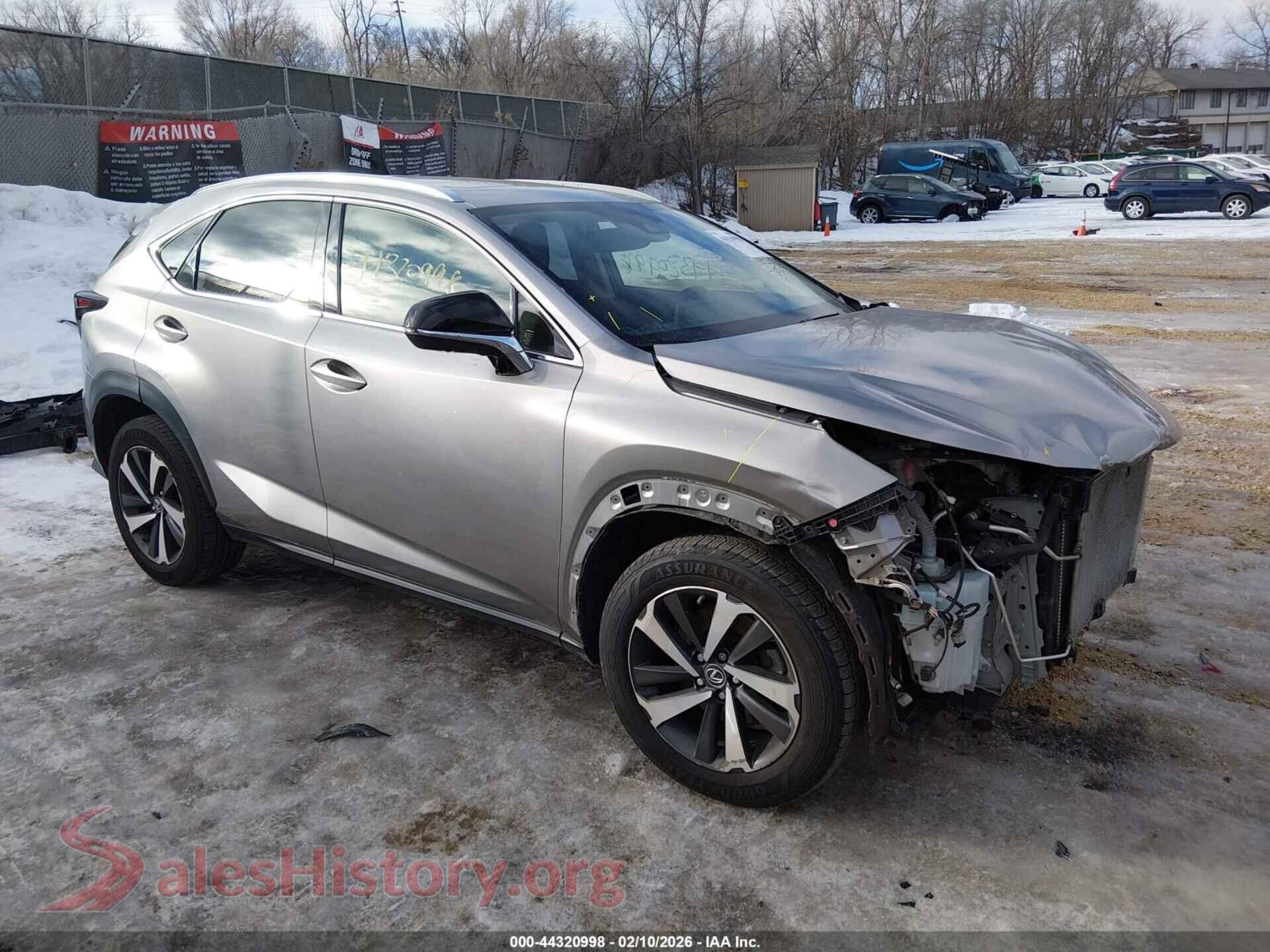 2020 LEXUS NX 300 — VIN JTJGARDZ9L2235530