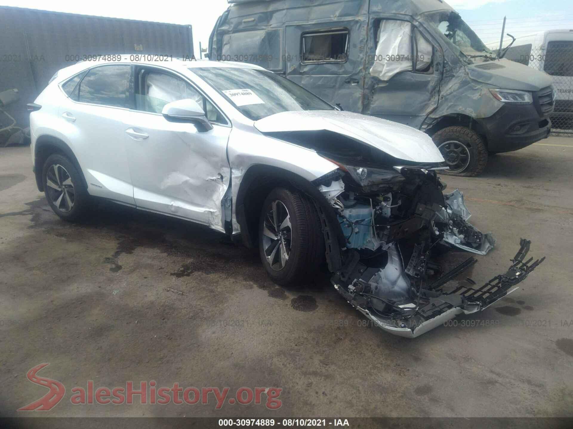 2021 LEXUS NX — VIN JTJGJRDZ0M2154563