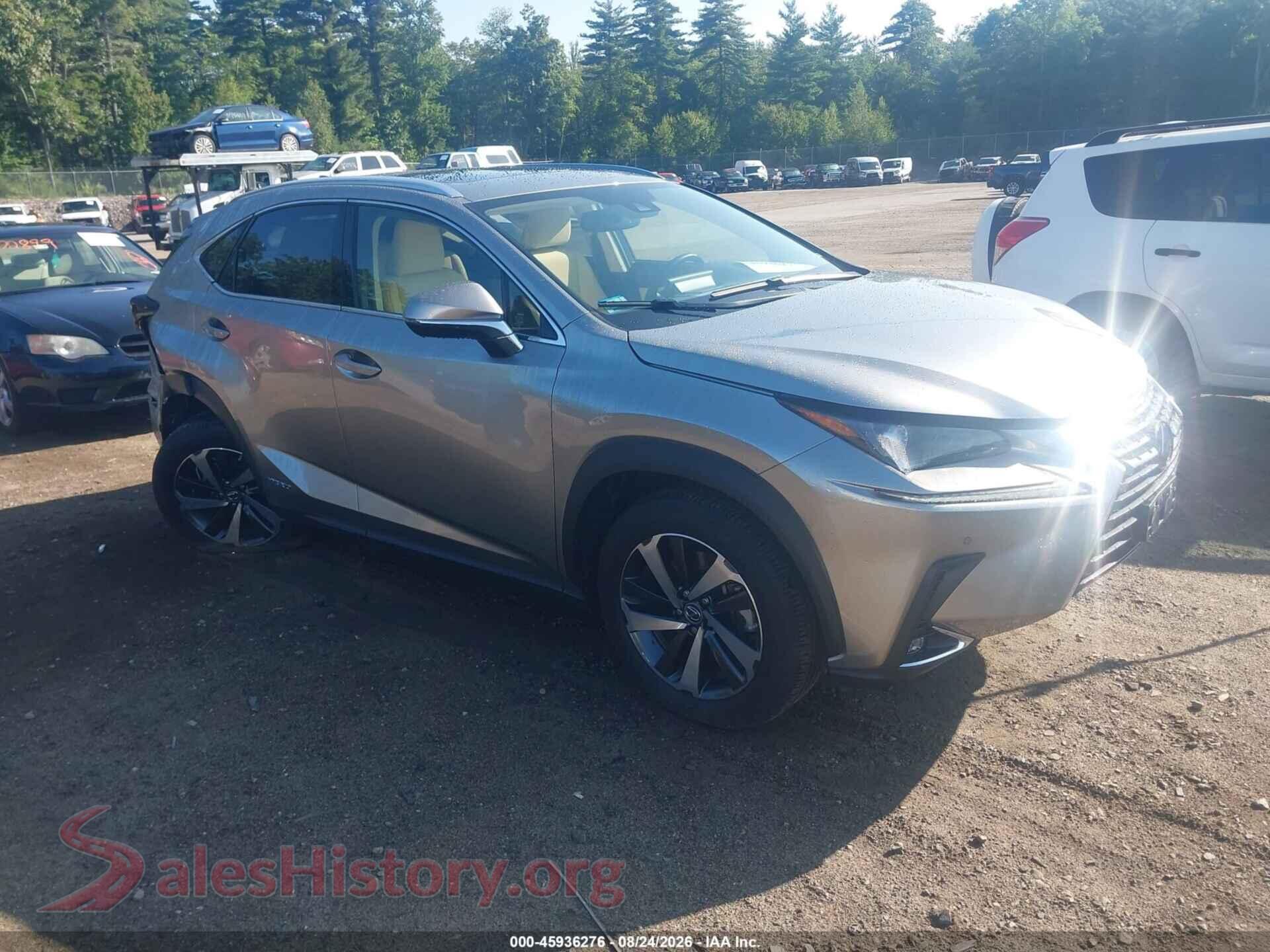 2021 LEXUS NX 300H — VIN JTJGJRDZ0M2167541