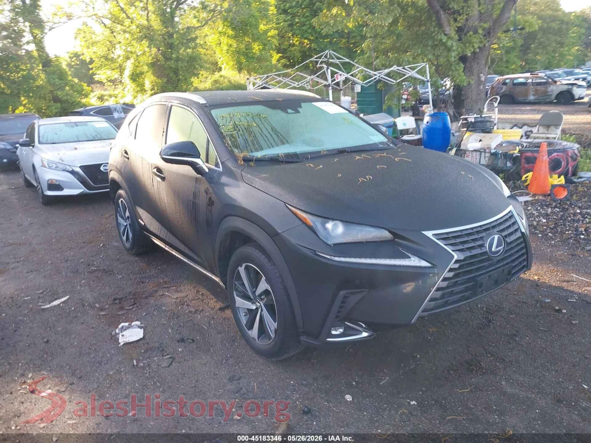 2021 LEXUS NX 300H — VIN JTJGJRDZ4M2151410
