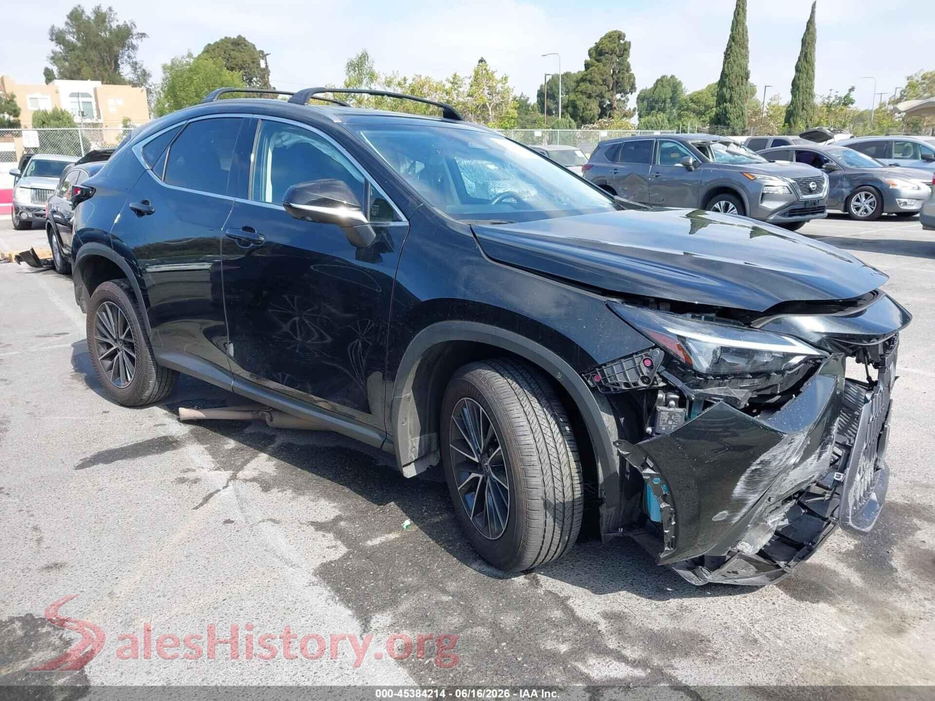 2025 LEXUS NX 350H — VIN JTJGKCEZ0S2048152