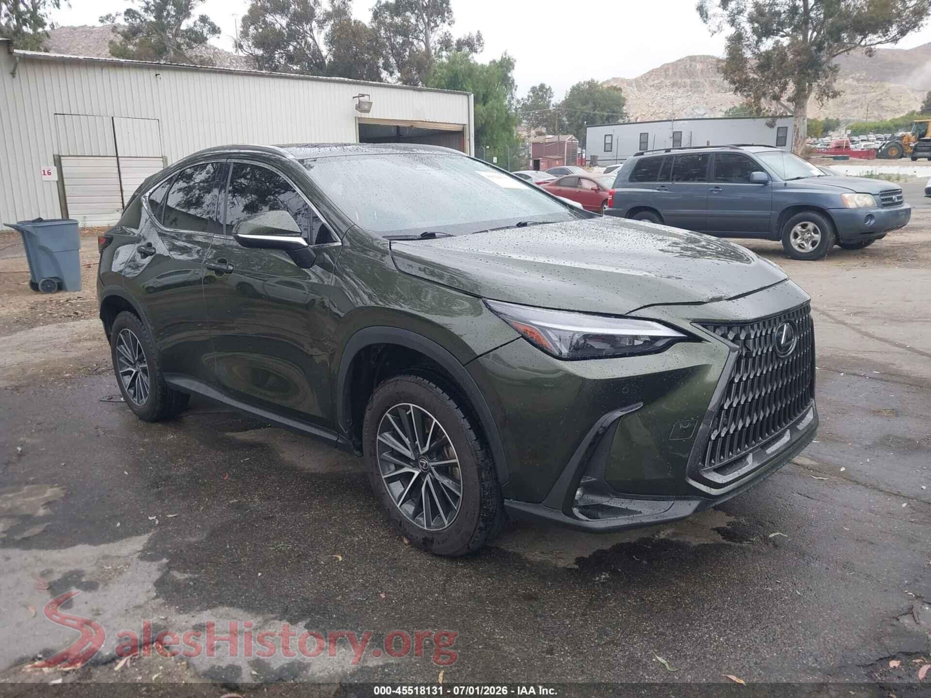 2022 LEXUS NX 350H — VIN JTJGKCEZ1N2008859