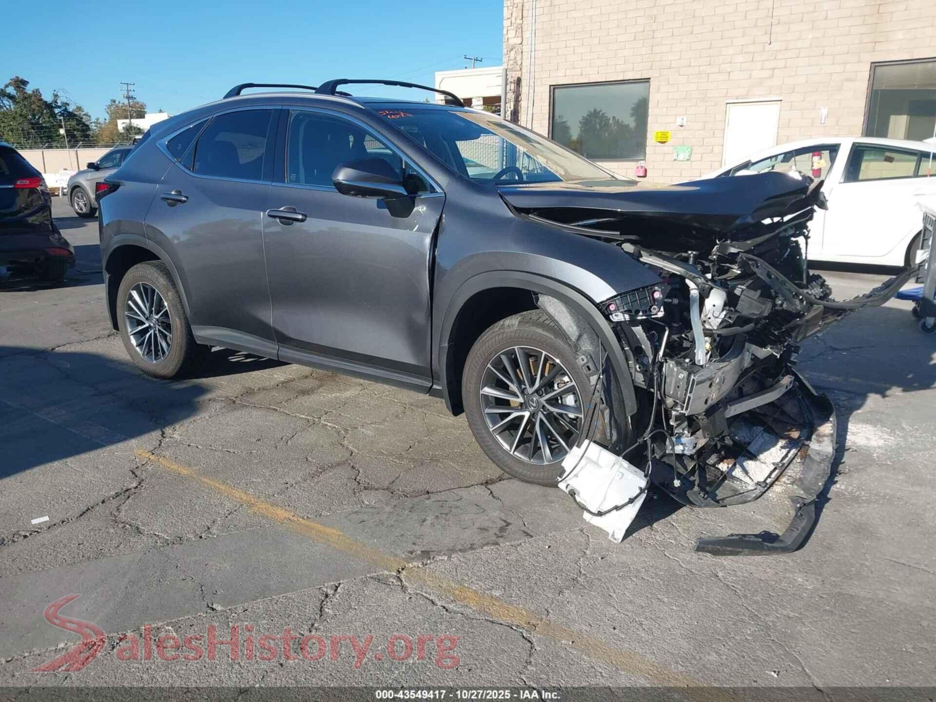 2025 LEXUS NX 350H — VIN JTJGKCEZ1S5027552