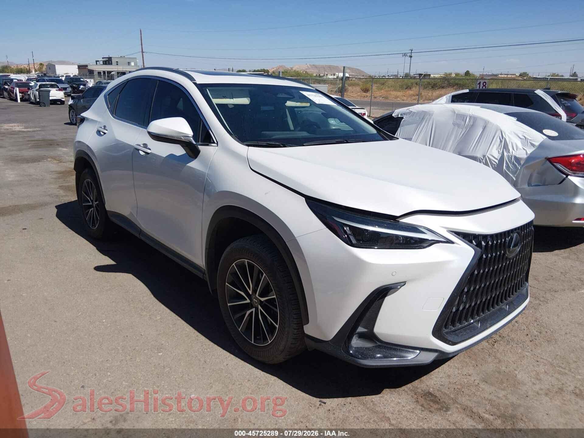 2023 LEXUS NX 350H — VIN JTJGKCEZ2P5006541