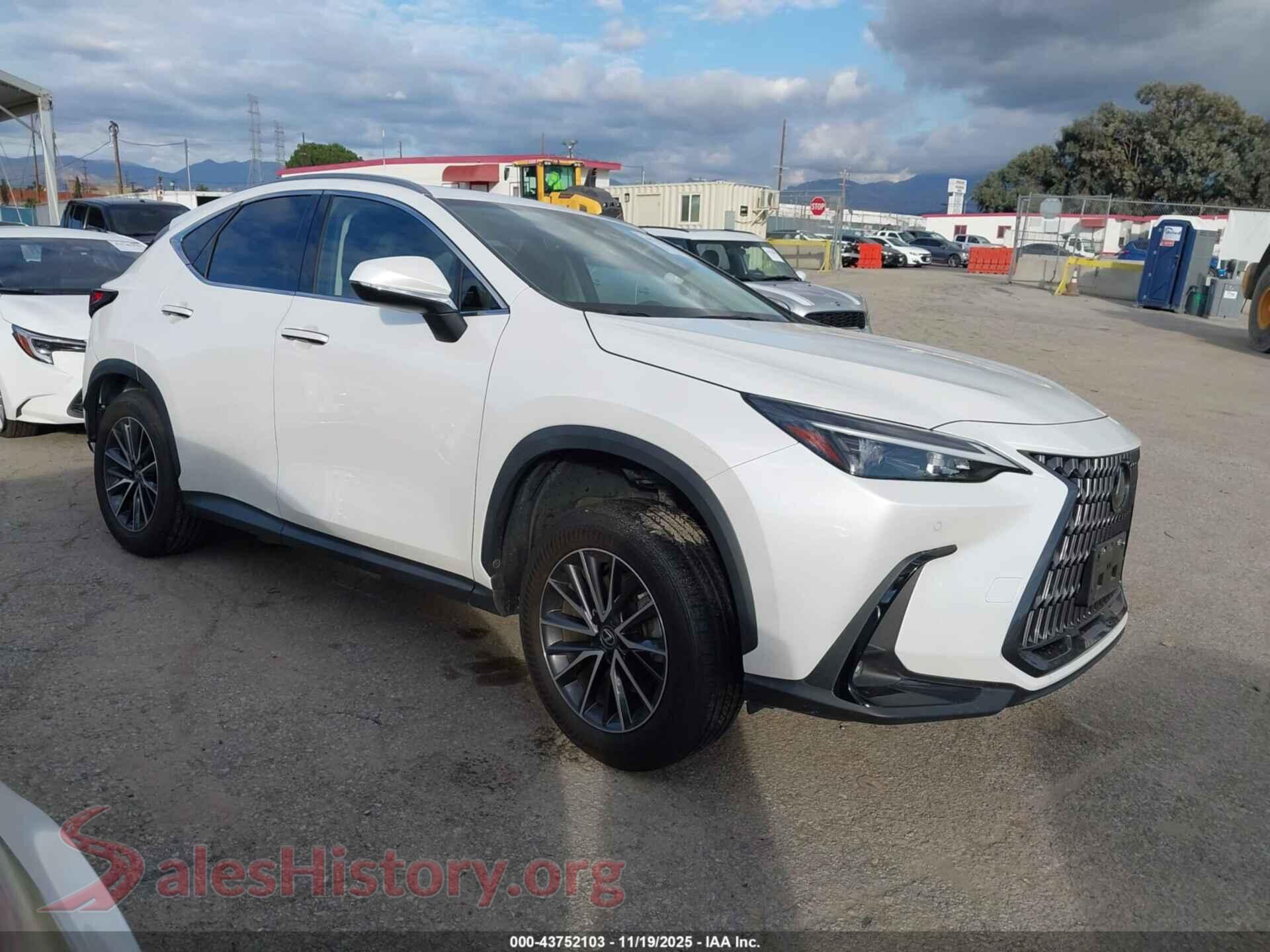 2022 LEXUS NX 350H — VIN JTJGKCEZ9N2010634