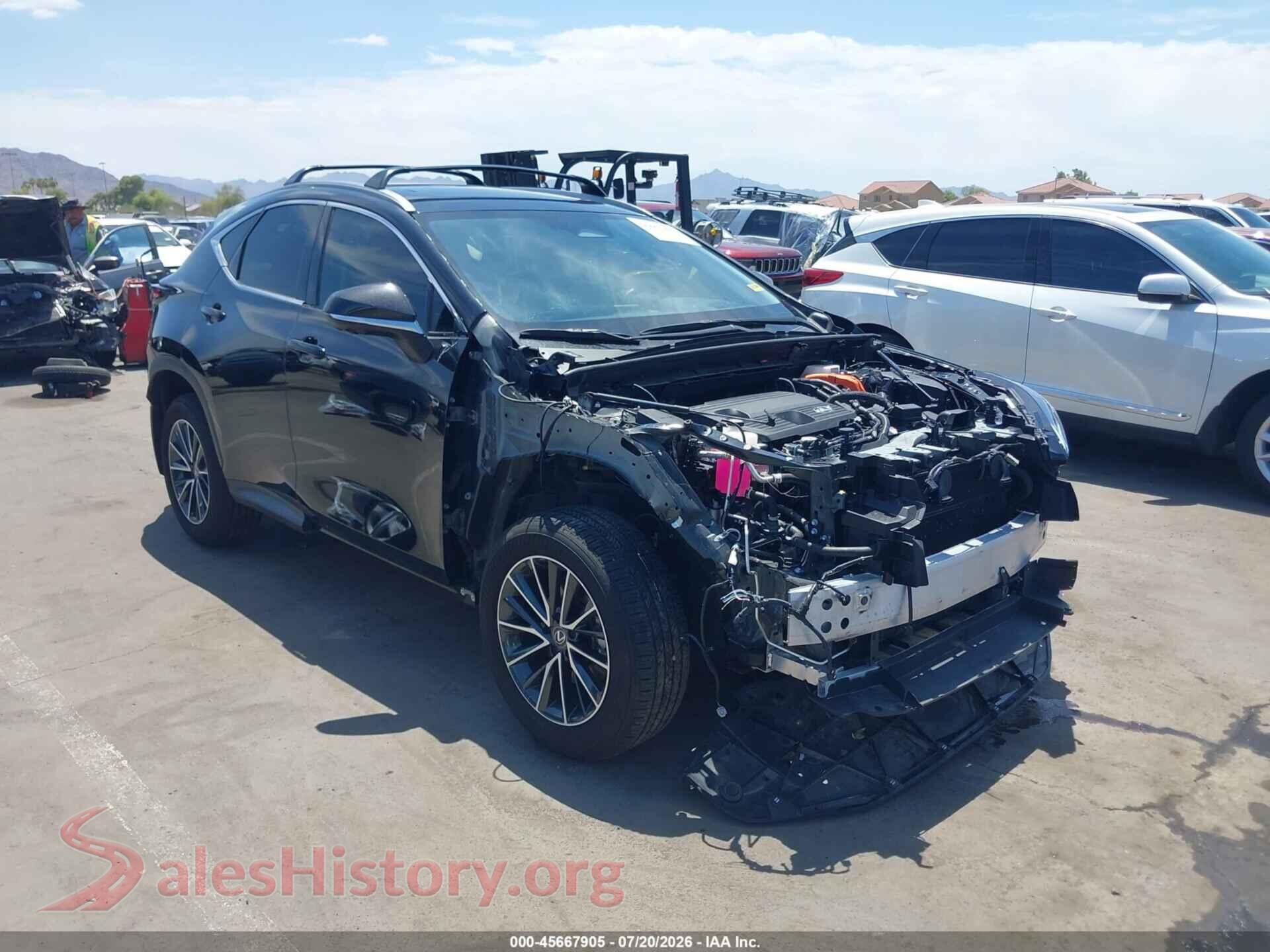 2025 LEXUS NX 350H — VIN JTJGKCEZXS2064052