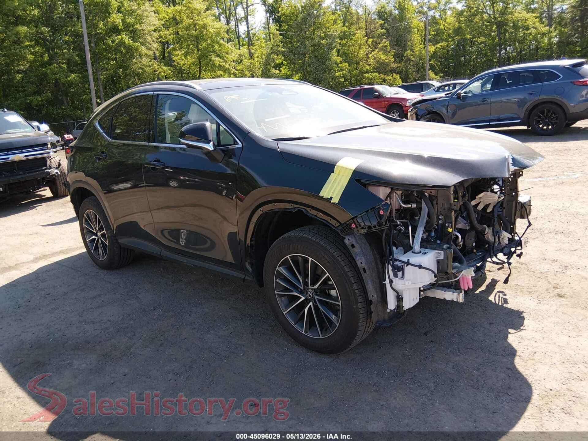 2025 LEXUS NX 350H — VIN JTJHKCEZ8S2044435