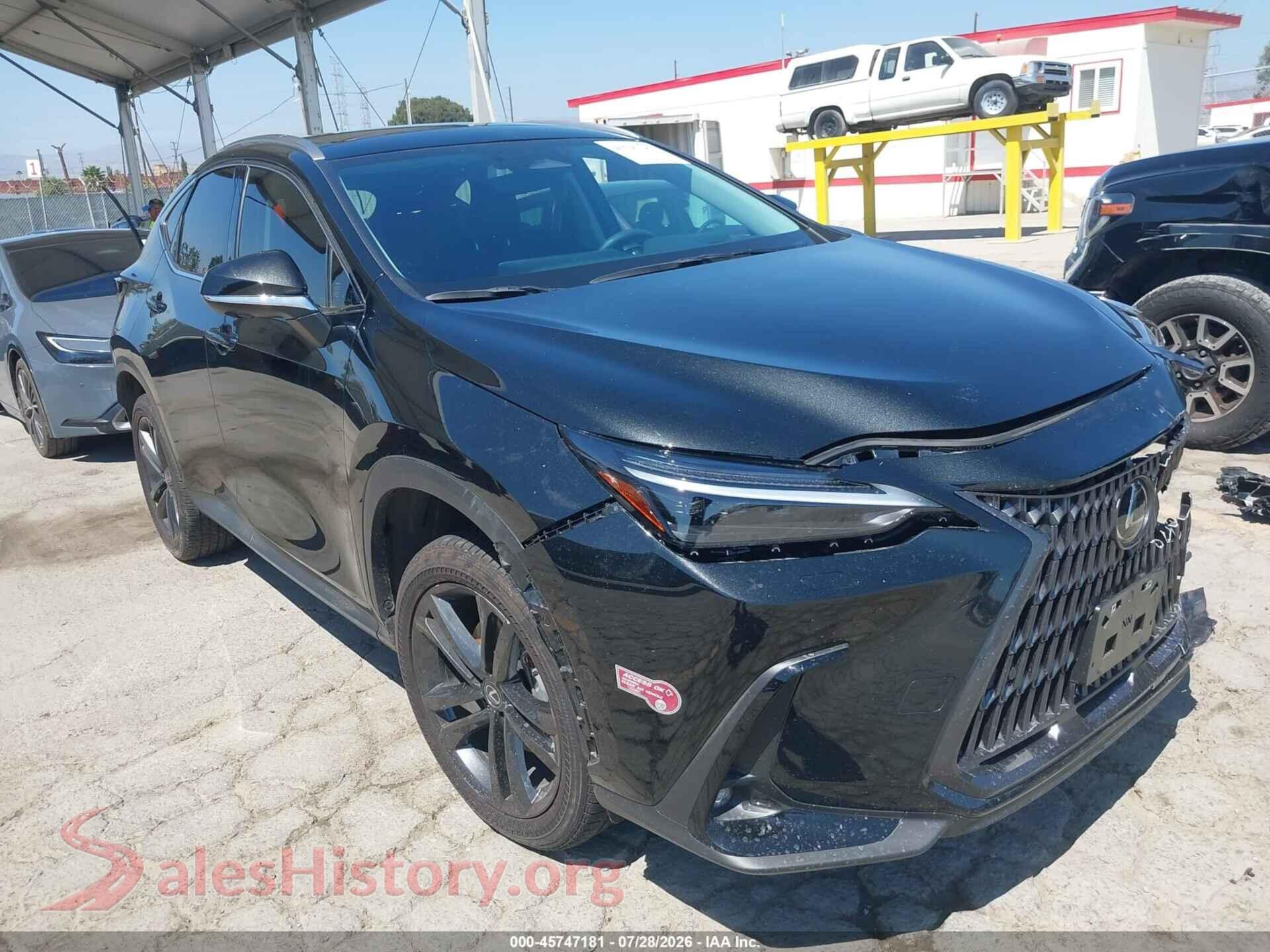 2025 LEXUS NX 450H+ — VIN JTJHKCFZXS2043205